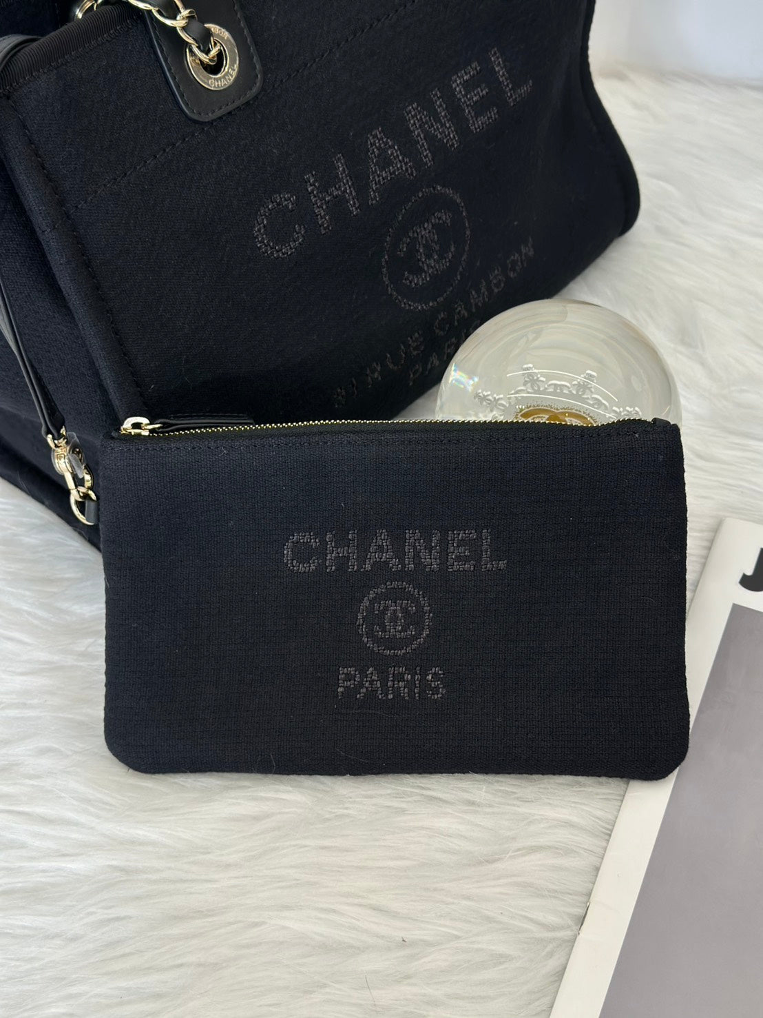 CHANEL Tote沙灘包小號 - 黑