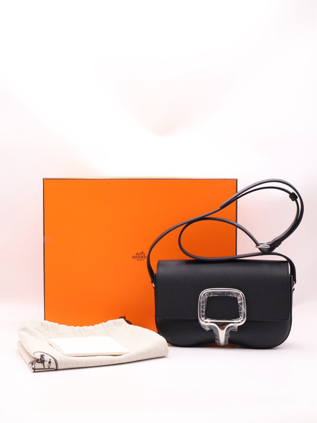 HERMES Della Elan - Noir 89 黑銀 W