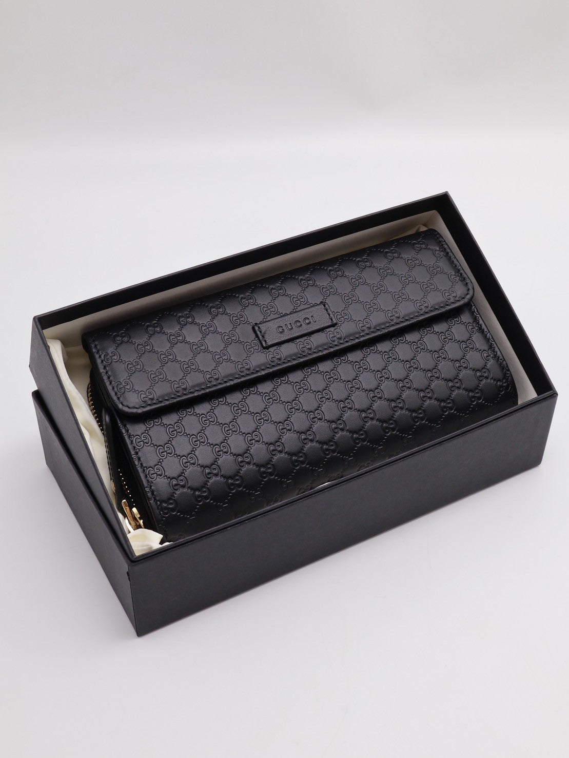 GUCCI 風琴拉鍊三折長夾