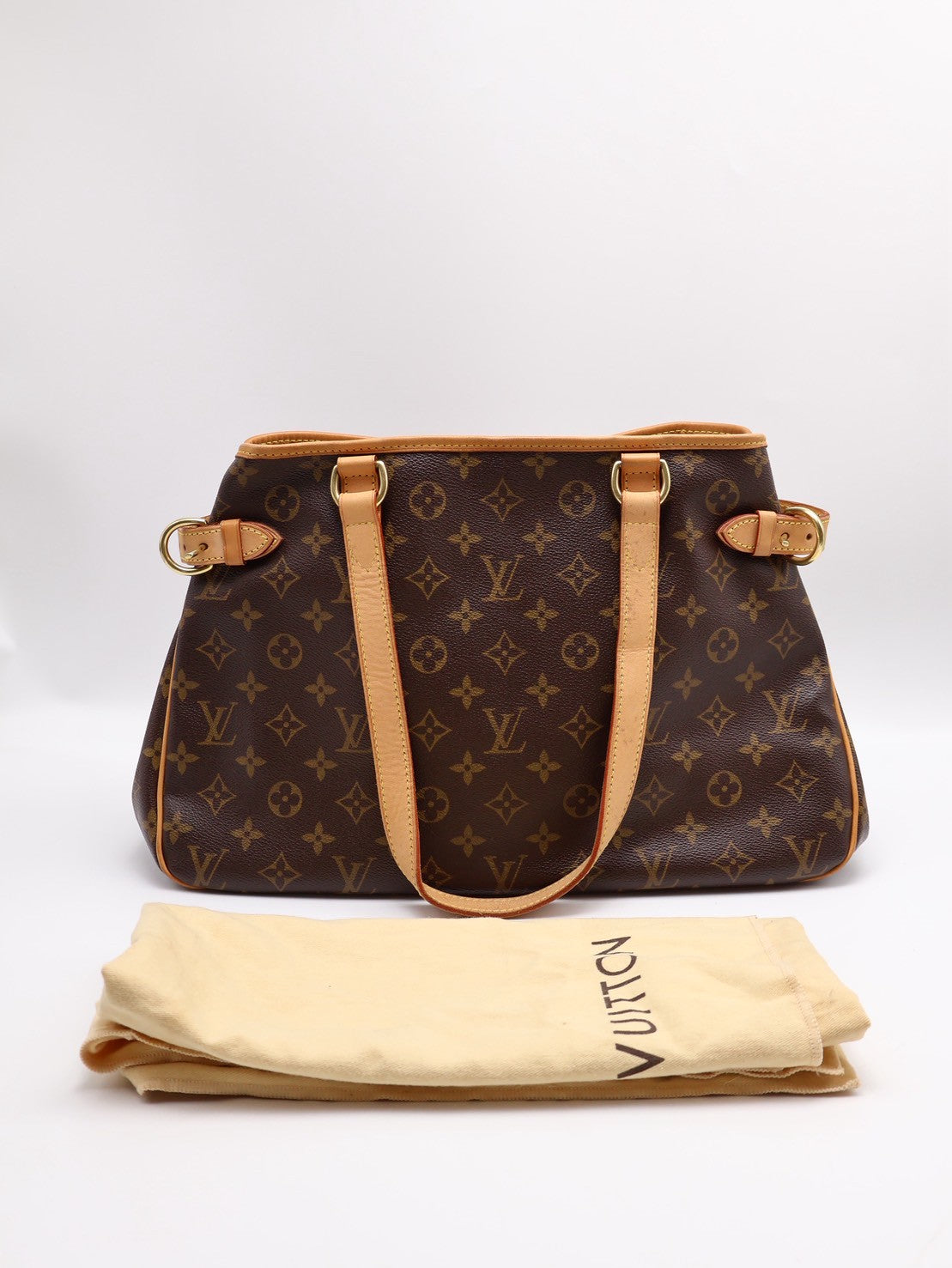 LOUIS VUITTON 老花南瓜包 - 大號