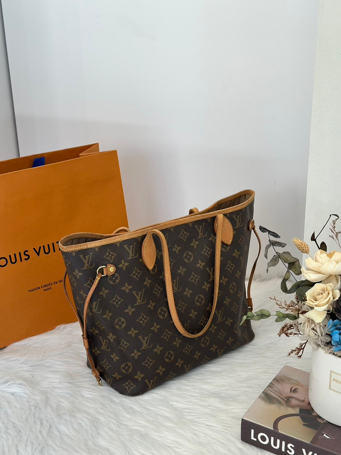 LOUIS VUITTON 經典Neverfull托特包 - MM