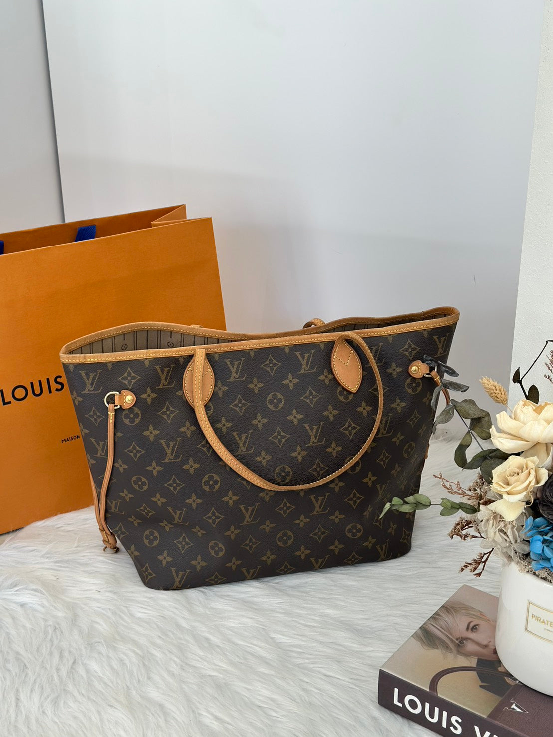 LOUIS VUITTON 經典Neverfull托特包 - MM
