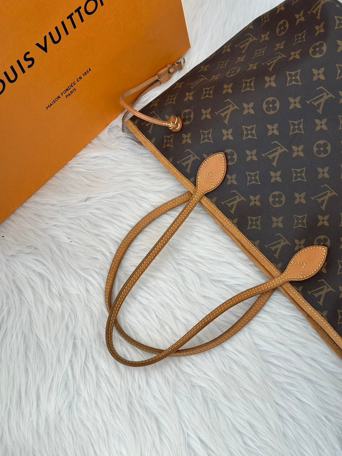 LOUIS VUITTON 經典Neverfull托特包 - MM