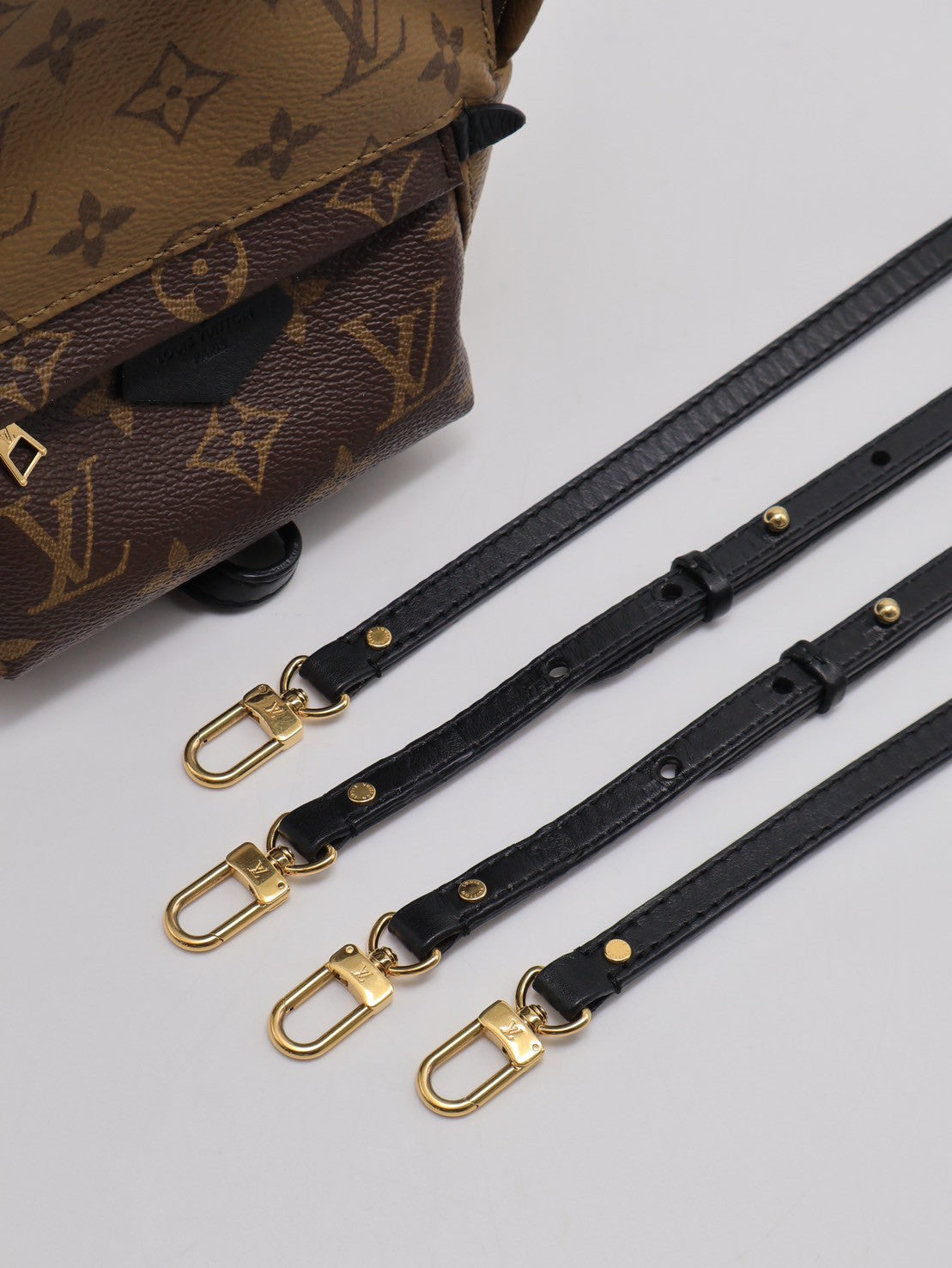 LOUIS VUITTON 拚色老花迷你後背包