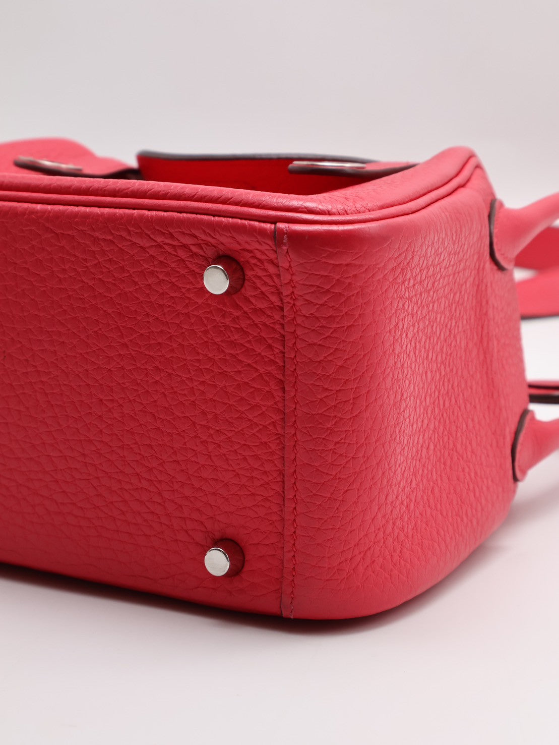 HERMES Mini lindy - 極致粉銀 D