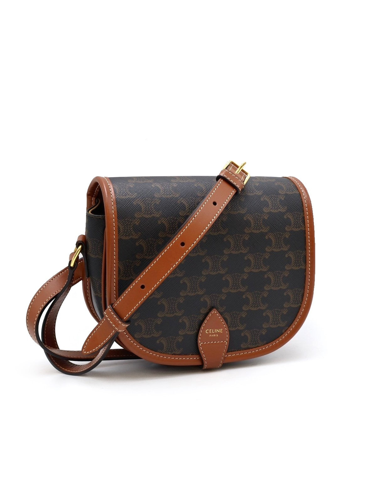 CELINE 凱旋帆布馬鞍包