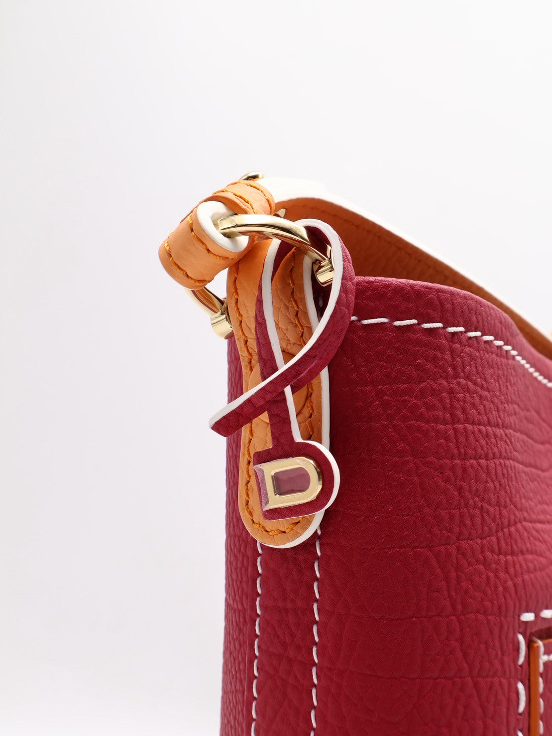 Delvaux Pin mini小水桶 - 梅紅