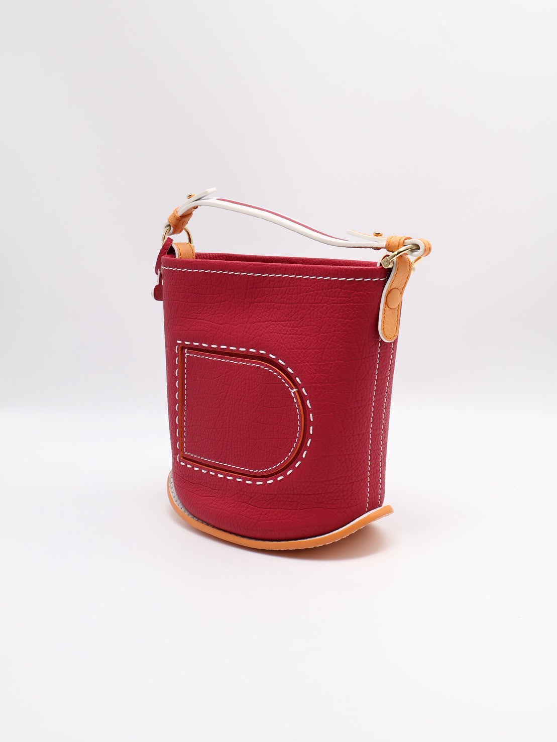 Delvaux Pin mini小水桶 - 梅紅