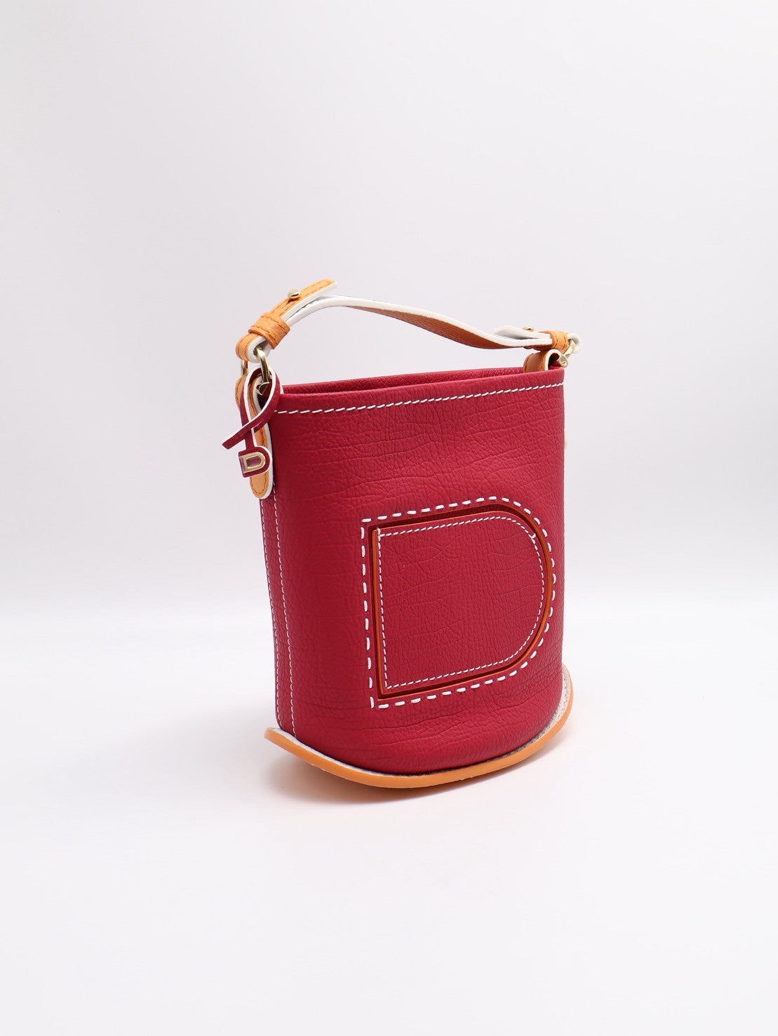 Delvaux Pin mini小水桶 - 梅紅
