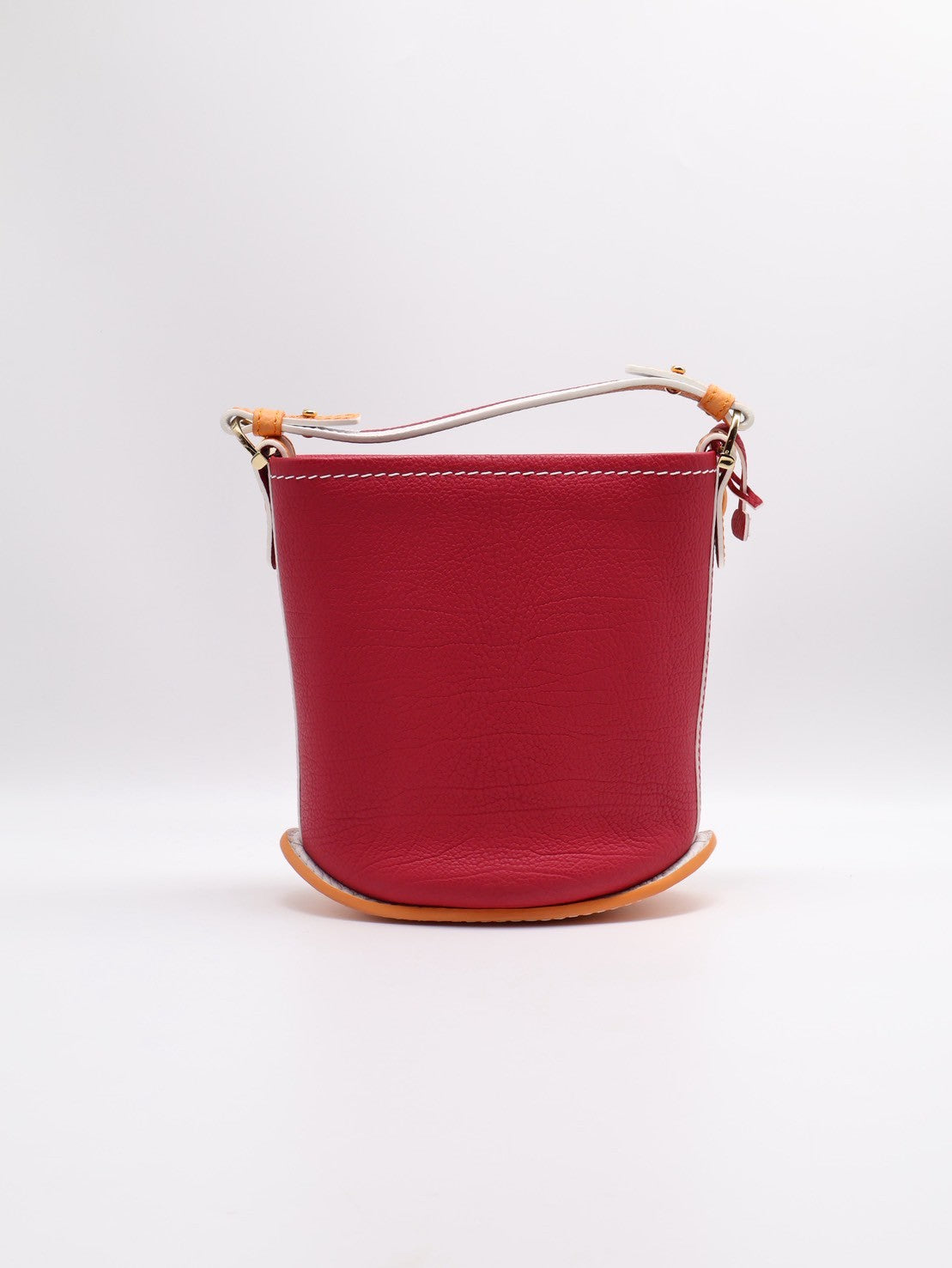 Delvaux Pin mini小水桶 - 梅紅