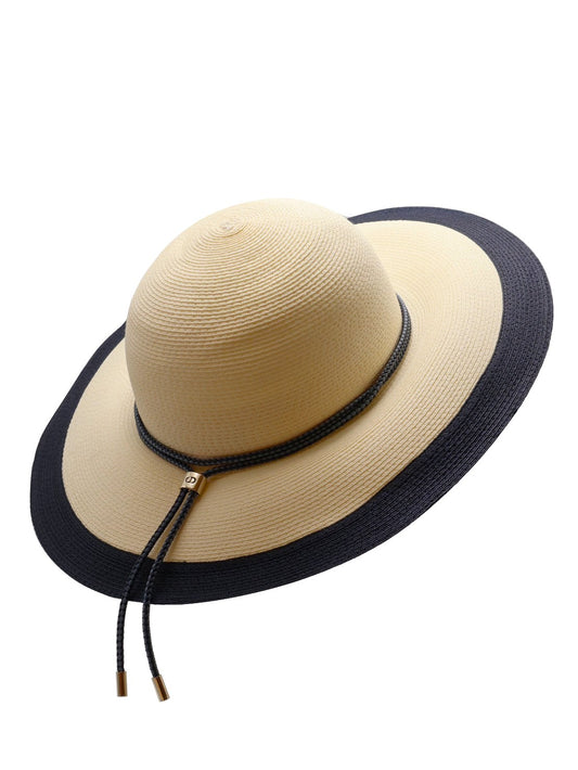 DIOR Dioriviera D-Sunset 寬草帽 57