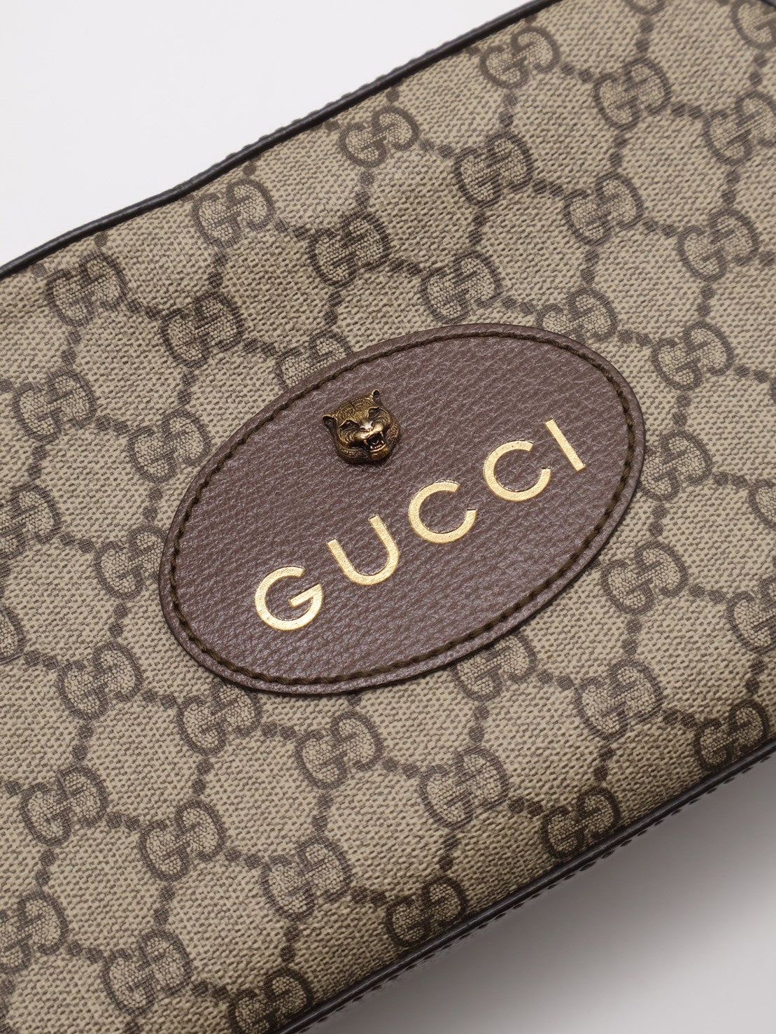 GUCCI Superme虎頭老花相機包
