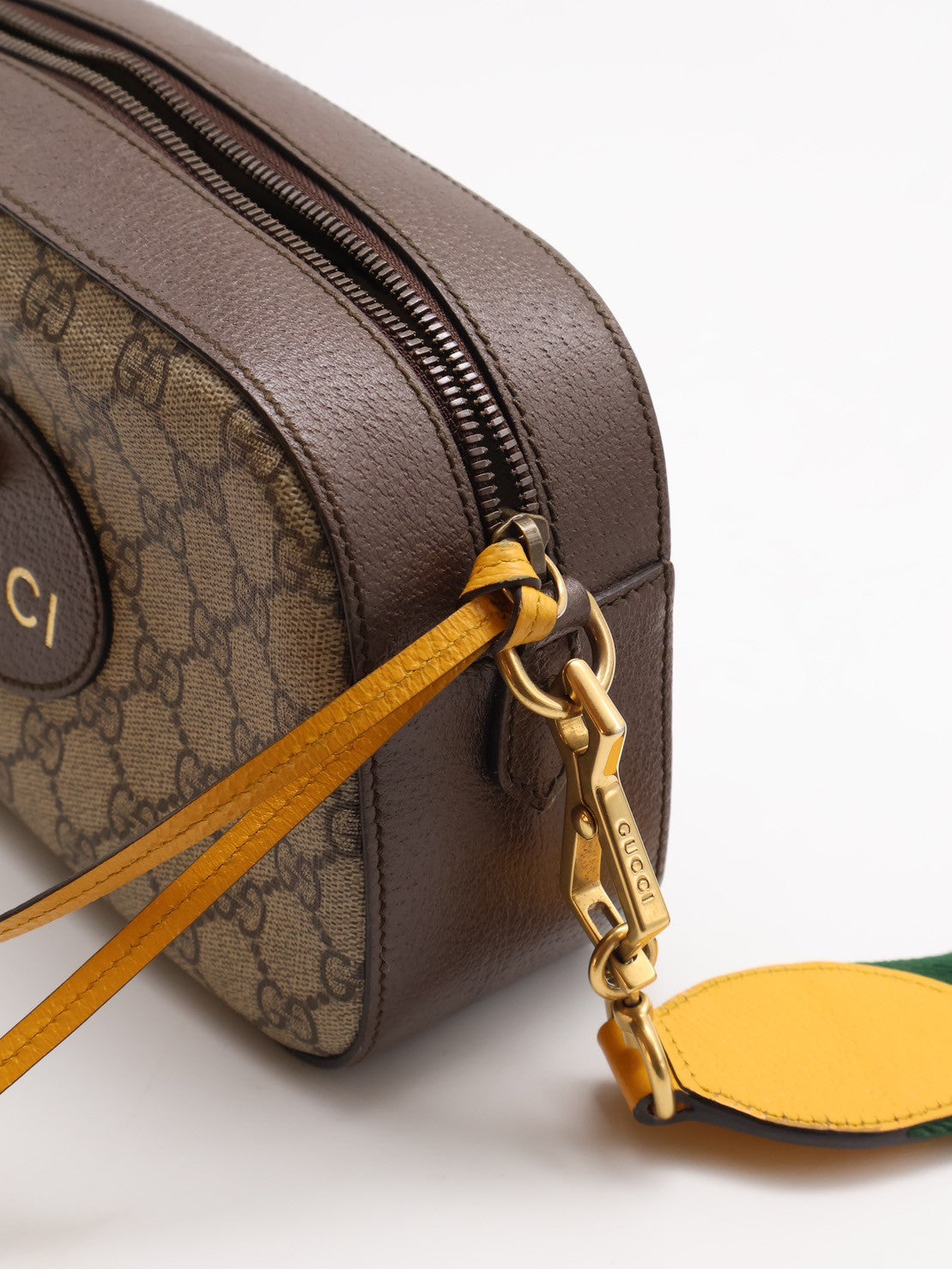 GUCCI Superme虎頭老花相機包