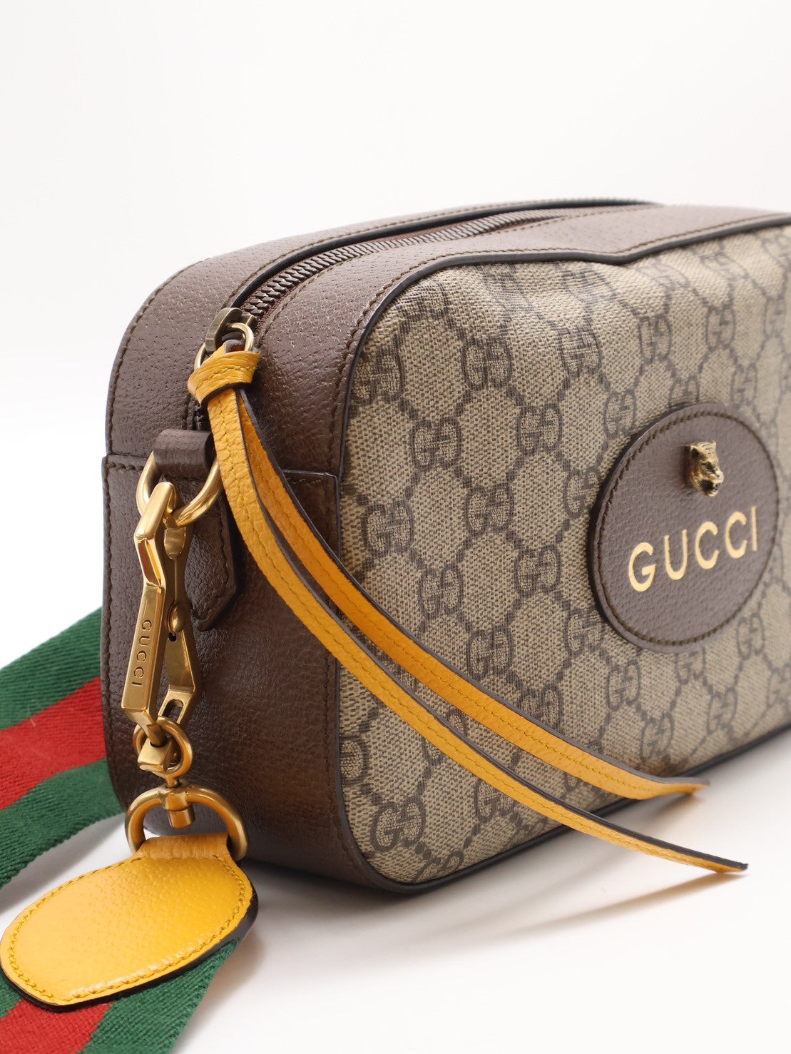 GUCCI Superme虎頭老花相機包