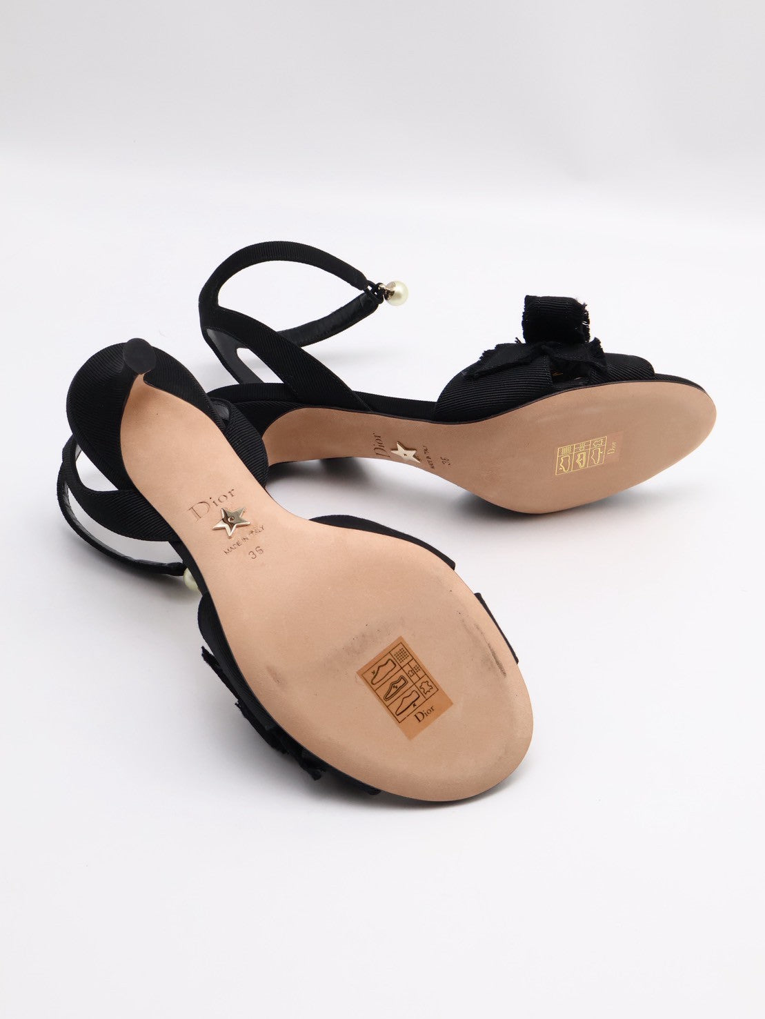 DIOR Adiorable高跟涼鞋 - 黑 36