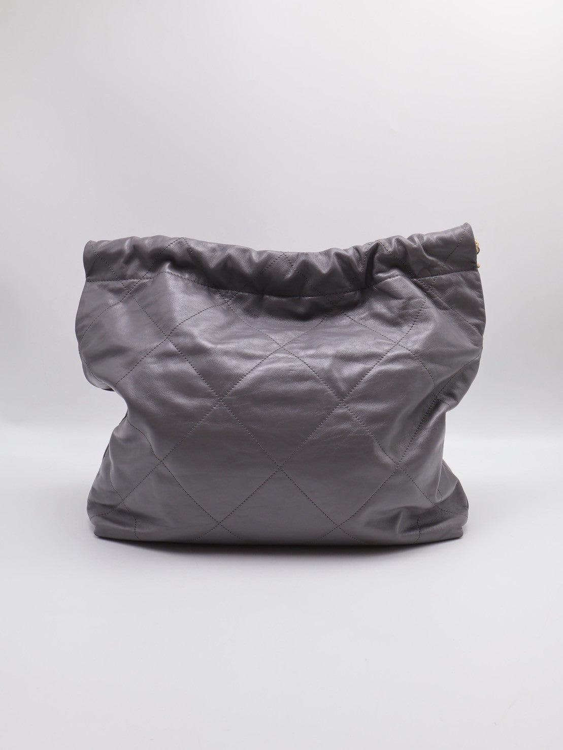 CHANEL 22 Bag - 中號深灰金