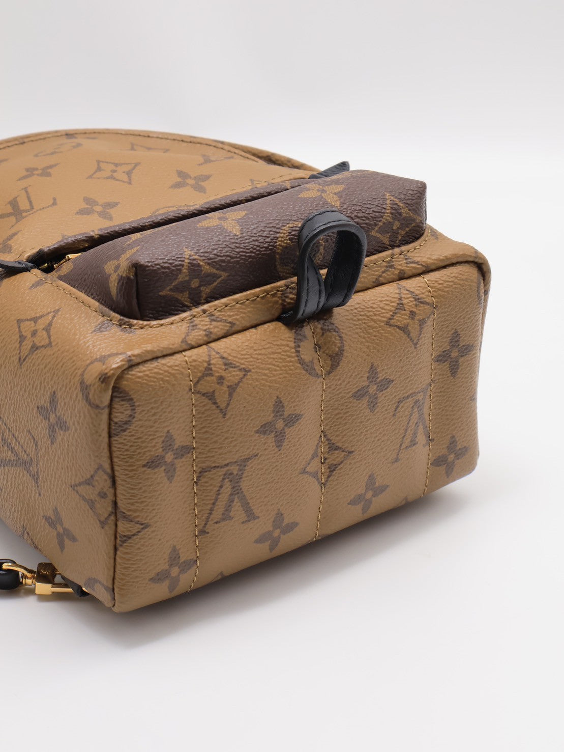 LOUIS VUITTON 拚色老花迷你後背包
