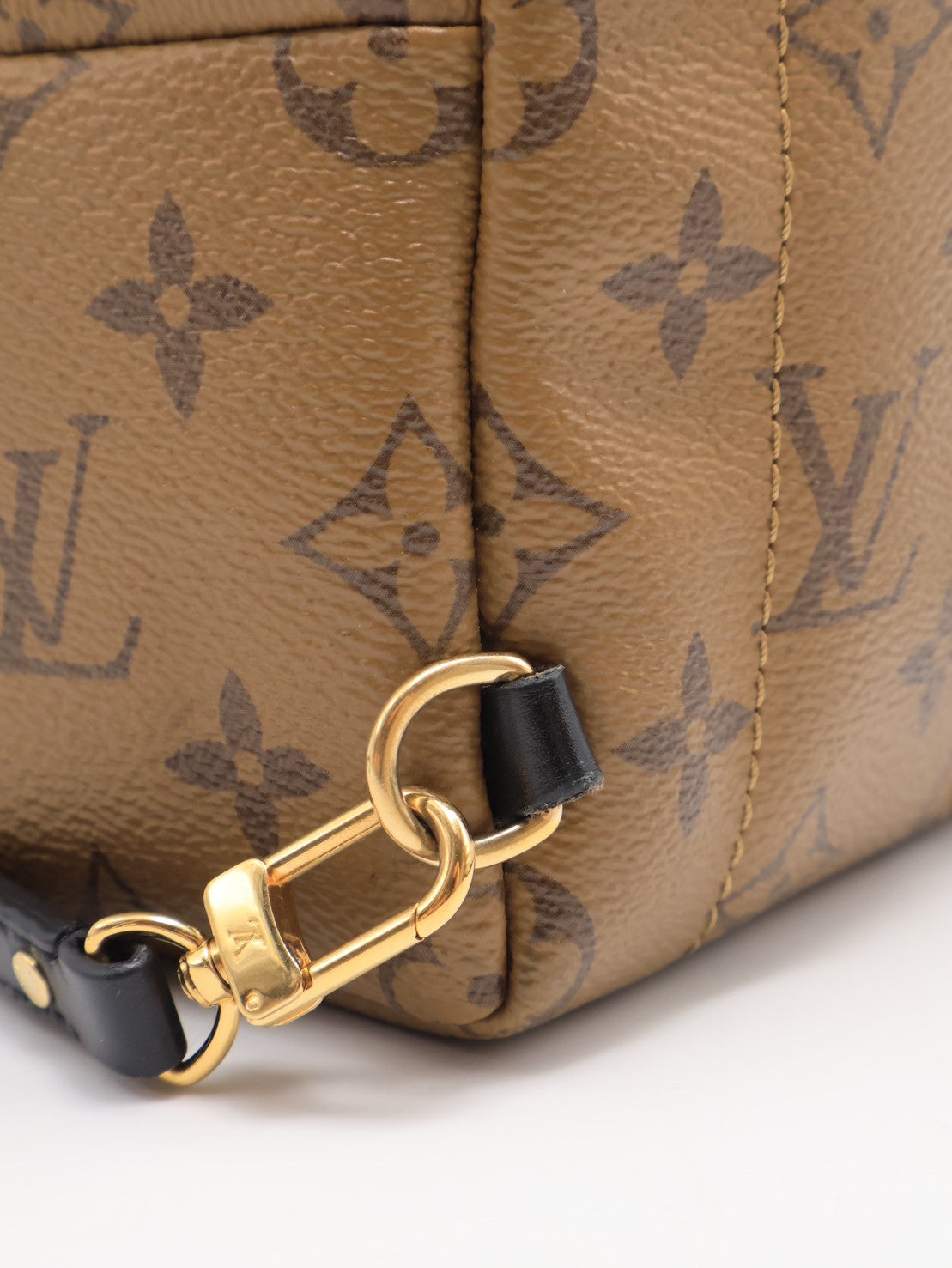 LOUIS VUITTON 拚色老花迷你後背包