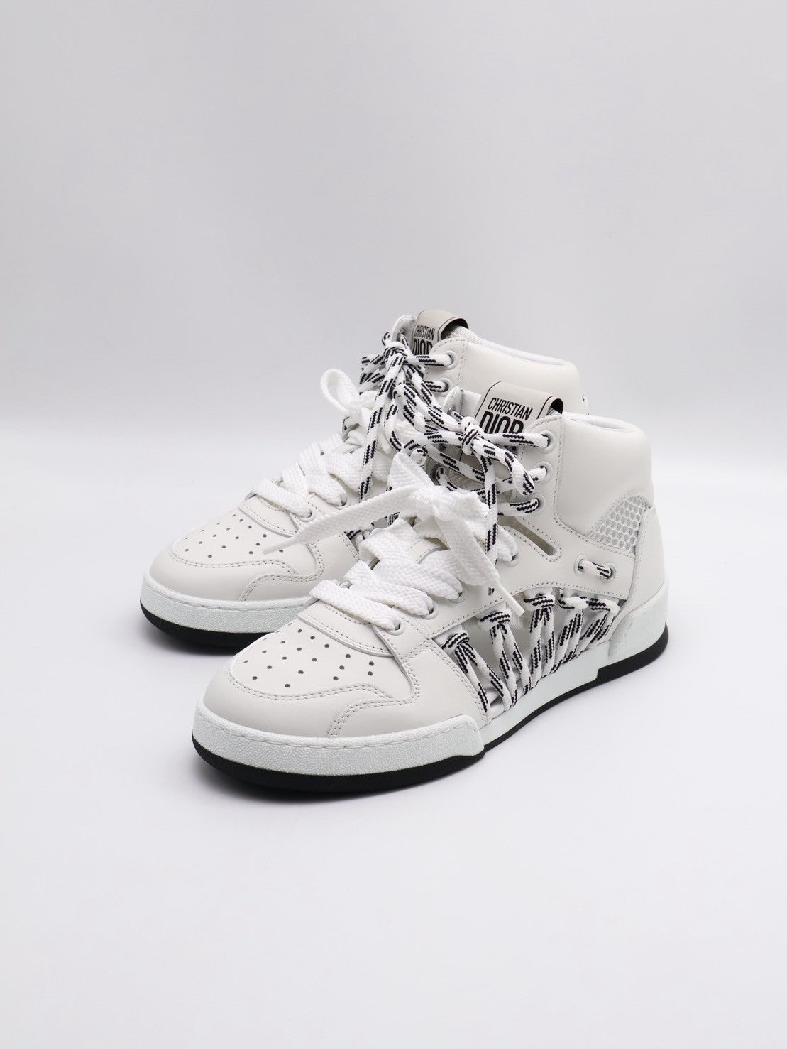 DIOR First高筒運動鞋 - 白 36