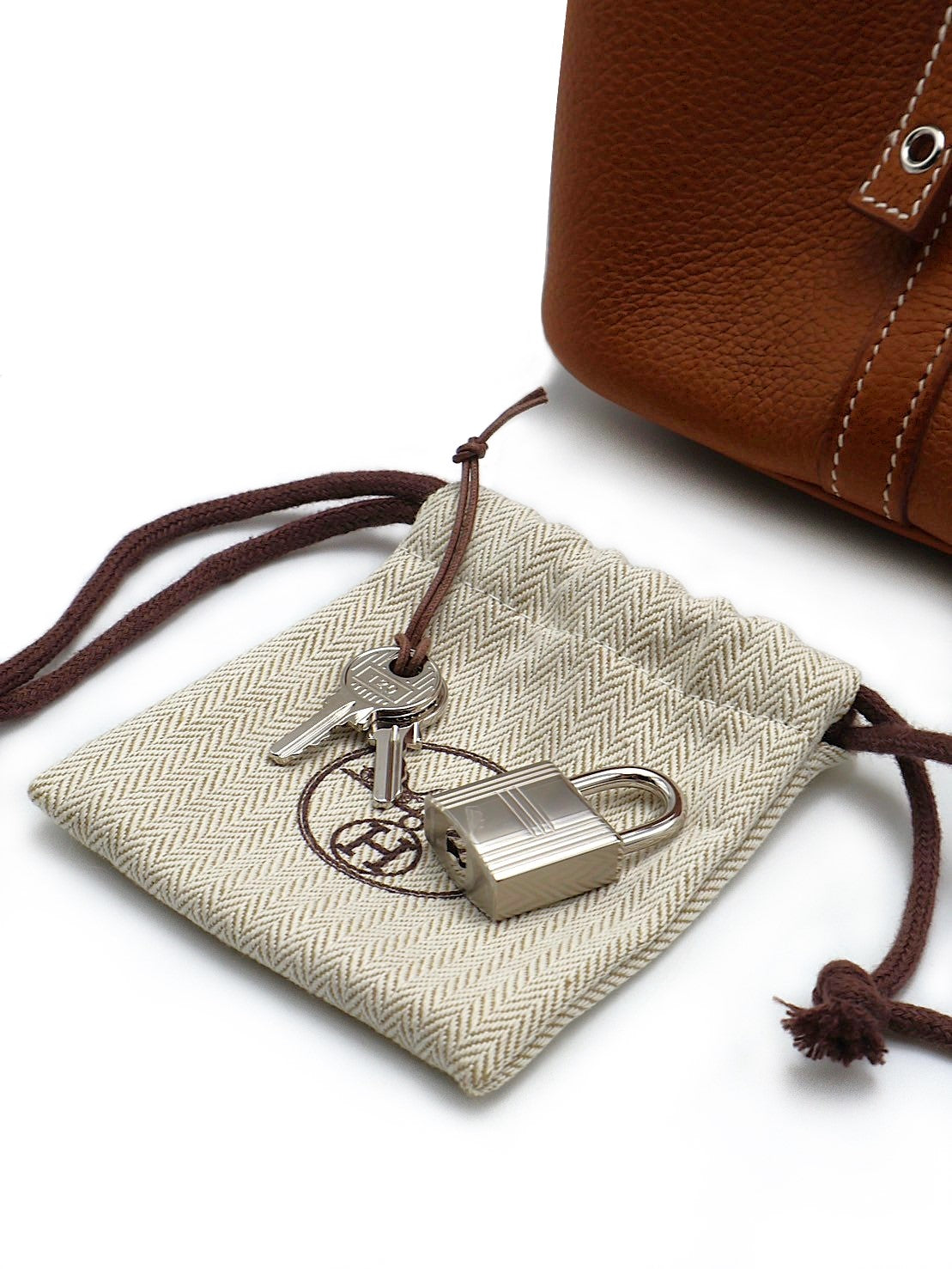 HERMES Picotin 18 - 馬鞍皮金棕銀