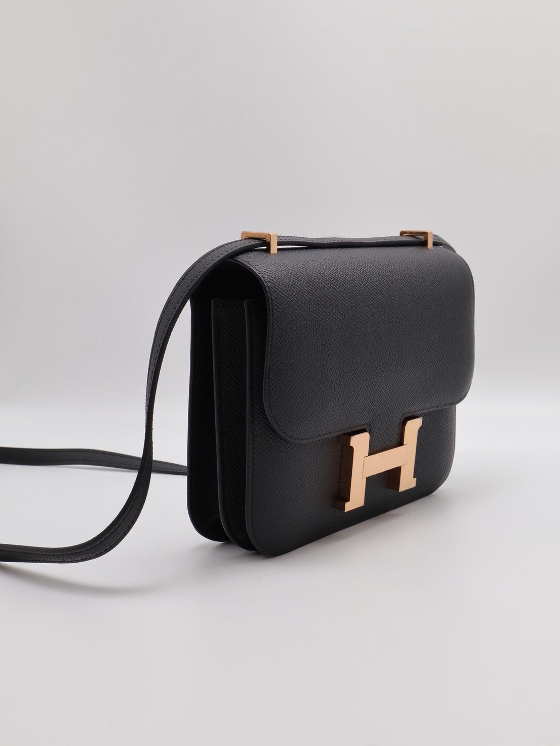 HERMES Mini constance 19 - 黑玫瑰金