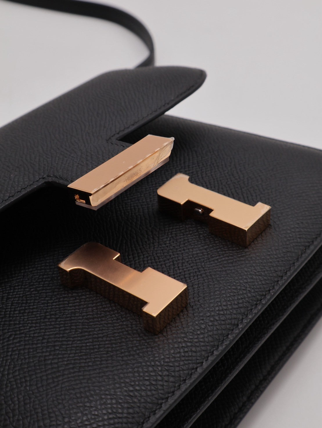 HERMES Mini constance 19 - 黑玫瑰金