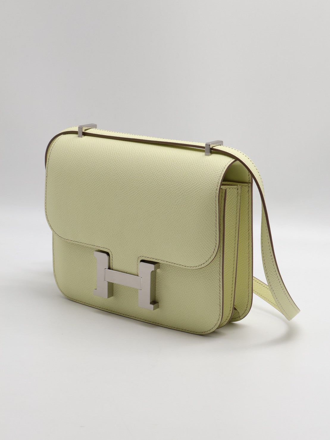 HERMES Mini constance 19 - 米爾頓黃銀 W