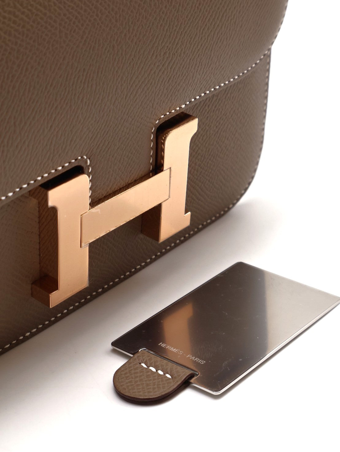 HERMES Mini Constance 19 - 灰玫瑰金
