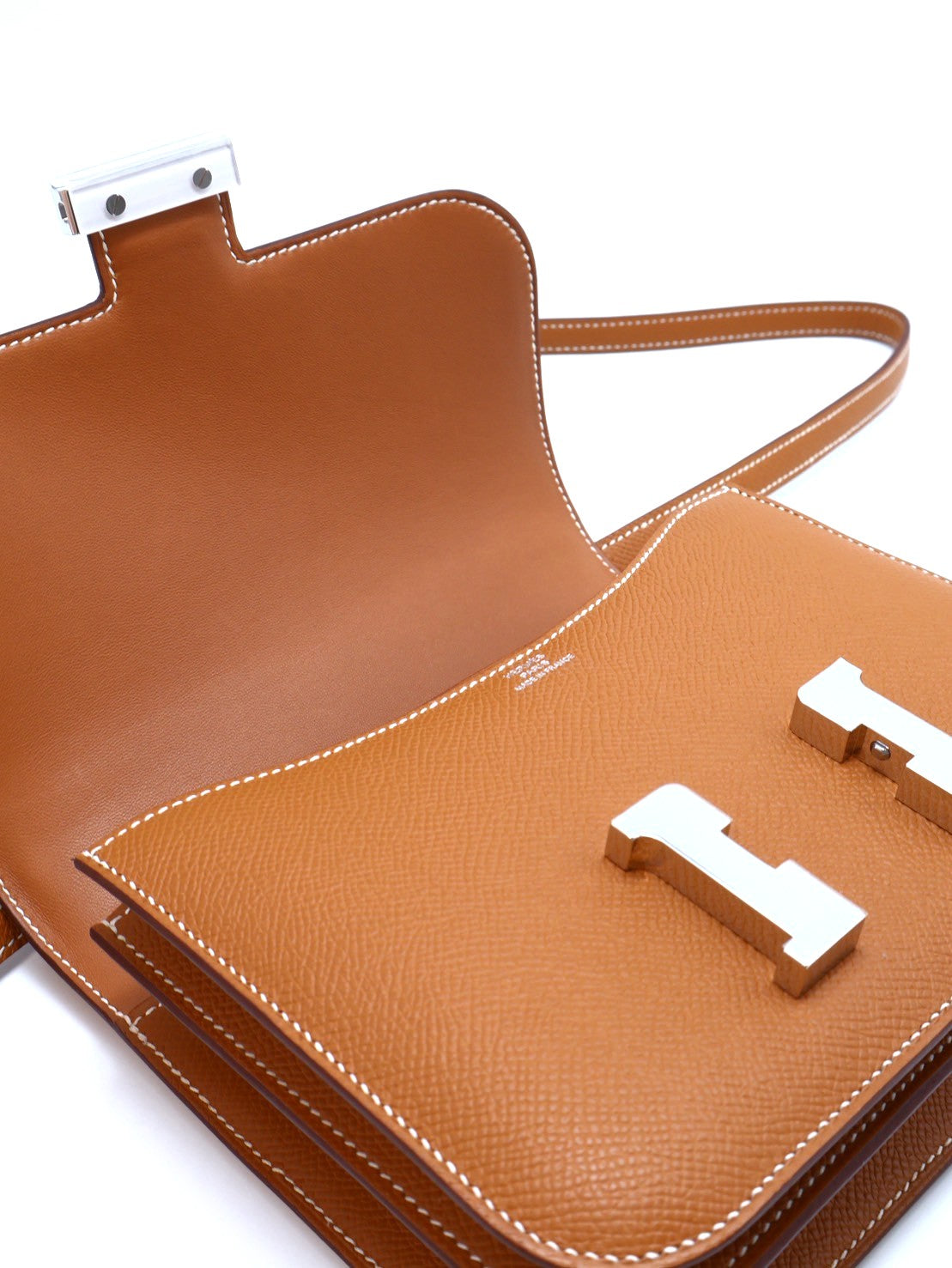 HERMES Mini constance 19 - 金棕銀