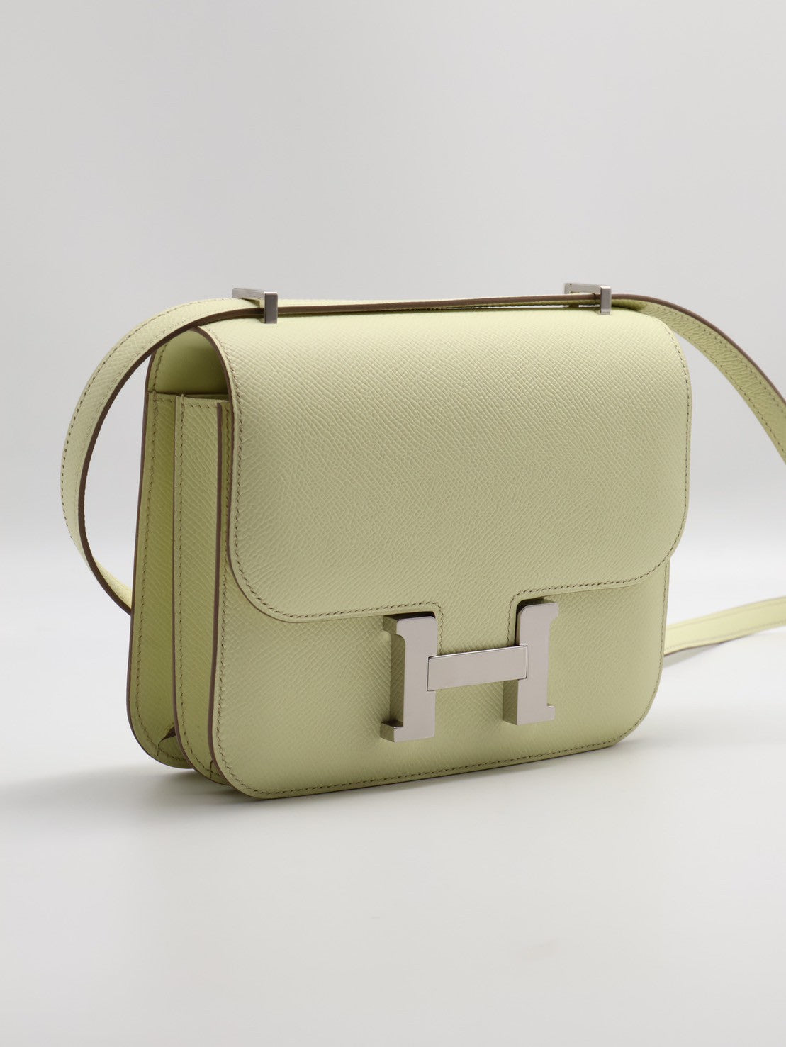 HERMES Mini constance 19 - 米爾頓黃銀 W