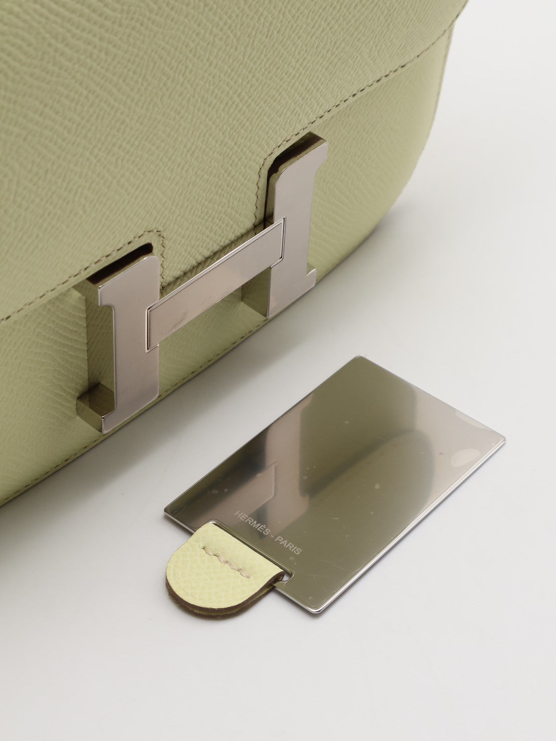 HERMES Mini constance 19 - 米爾頓黃銀 W