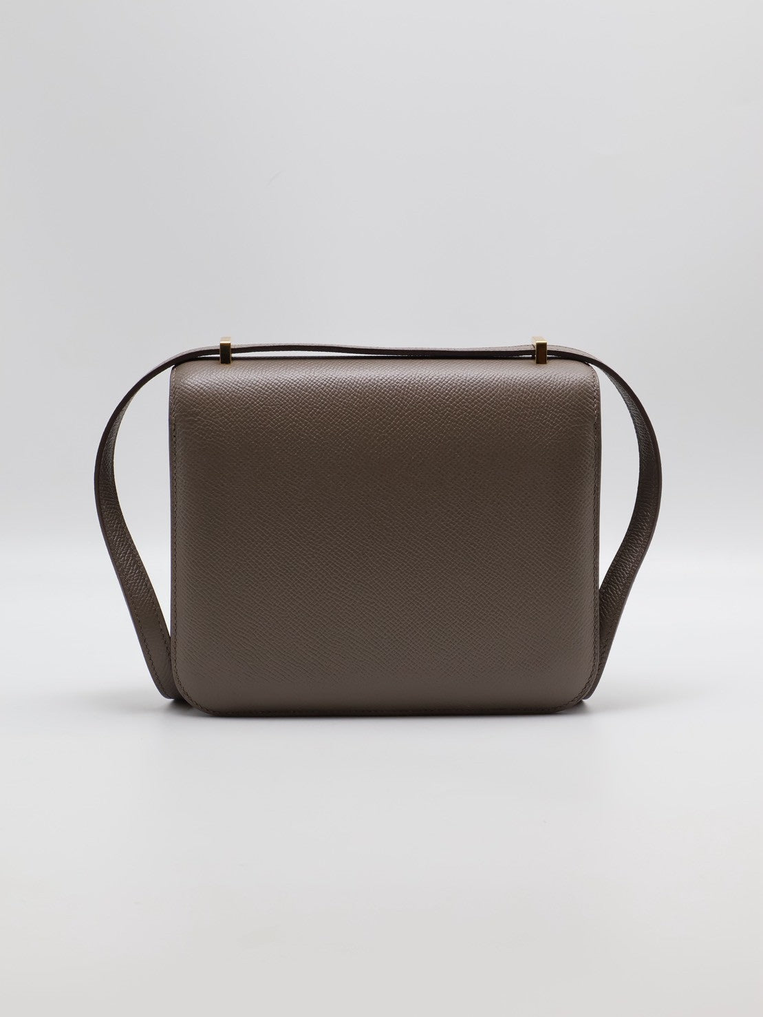 HERMES Mini constance 19 - 錫器灰金 Z