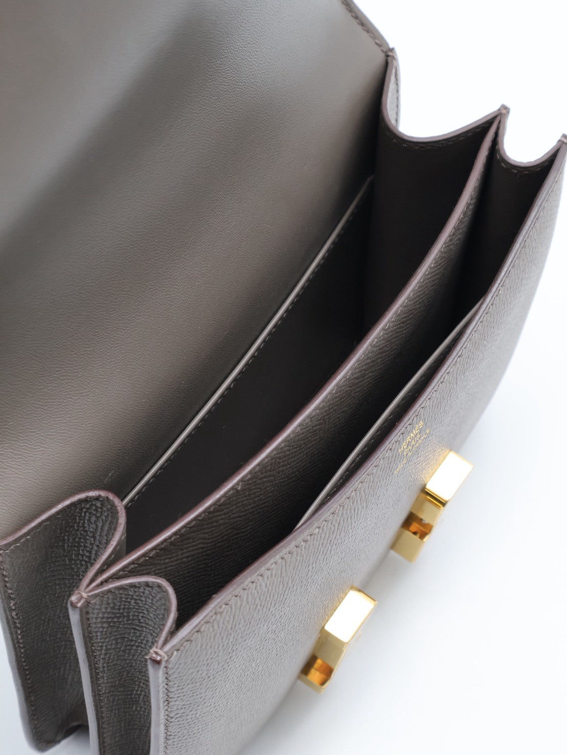 HERMES Mini constance 19 - 錫器灰金 Z