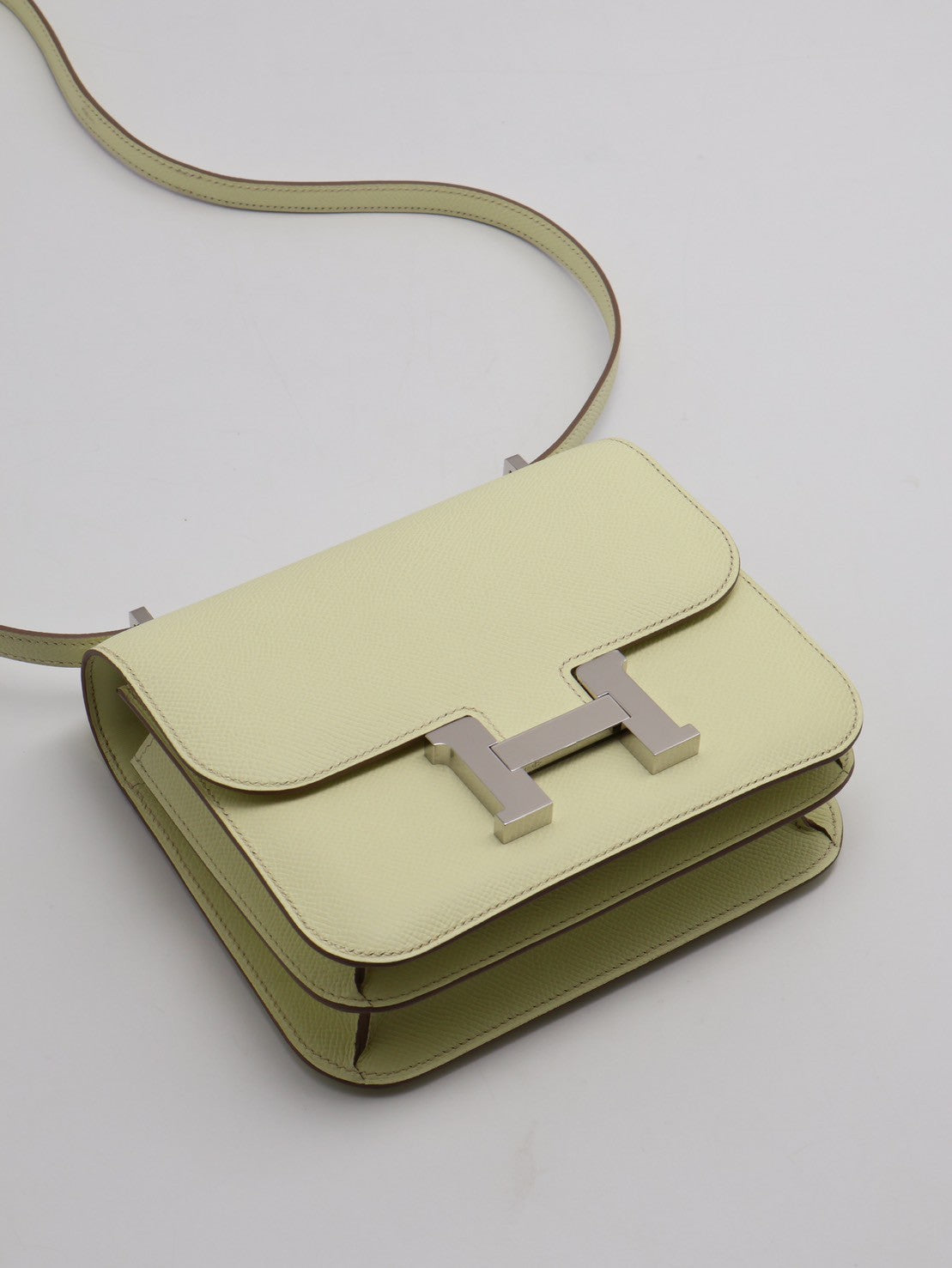 HERMES Mini constance 19 - 米爾頓黃銀 W