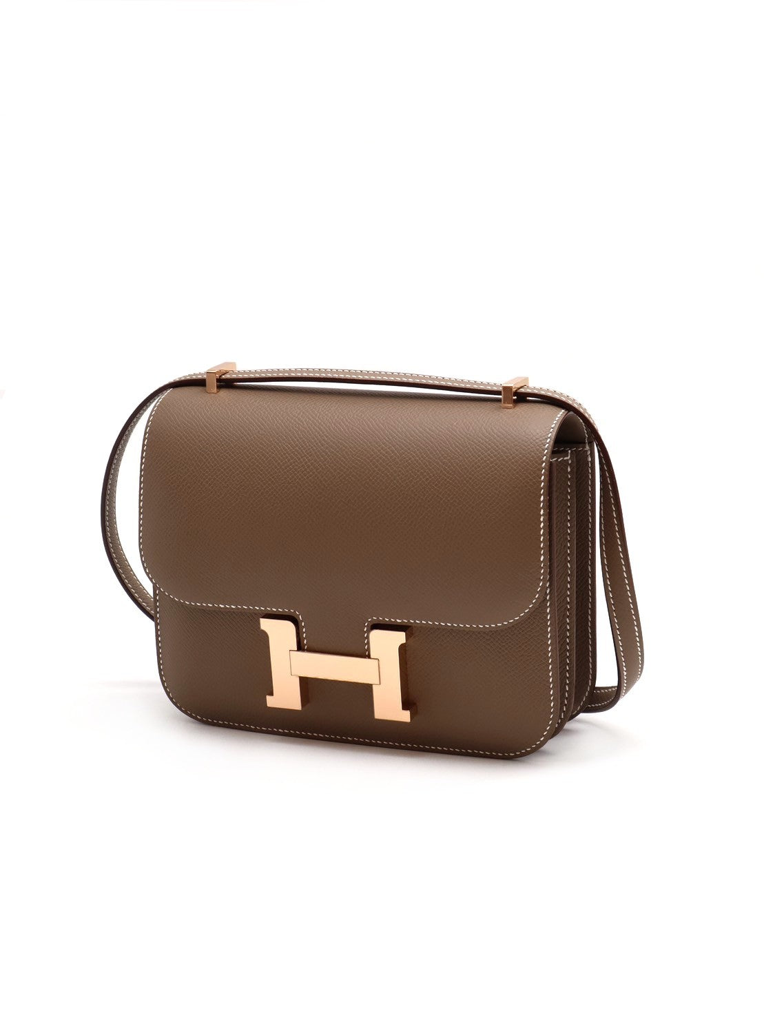 HERMES Mini Constance 19 - 灰玫瑰金