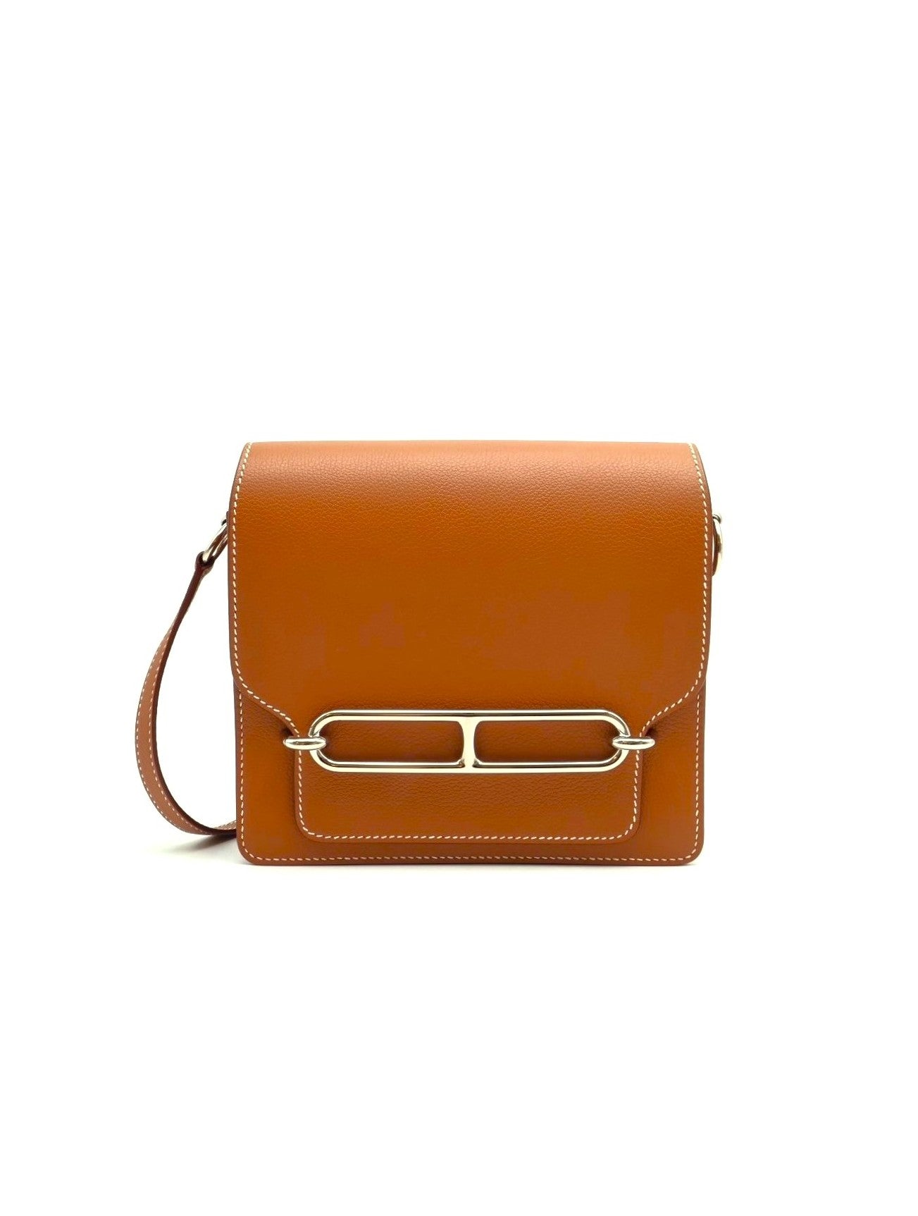 HERMES Mini roulis - 金棕銀