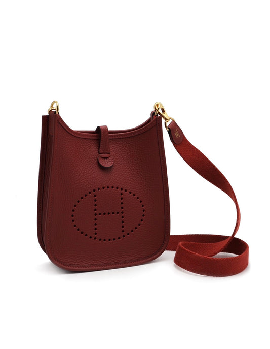 HERMES Mini evelyne - 愛馬仕紅金