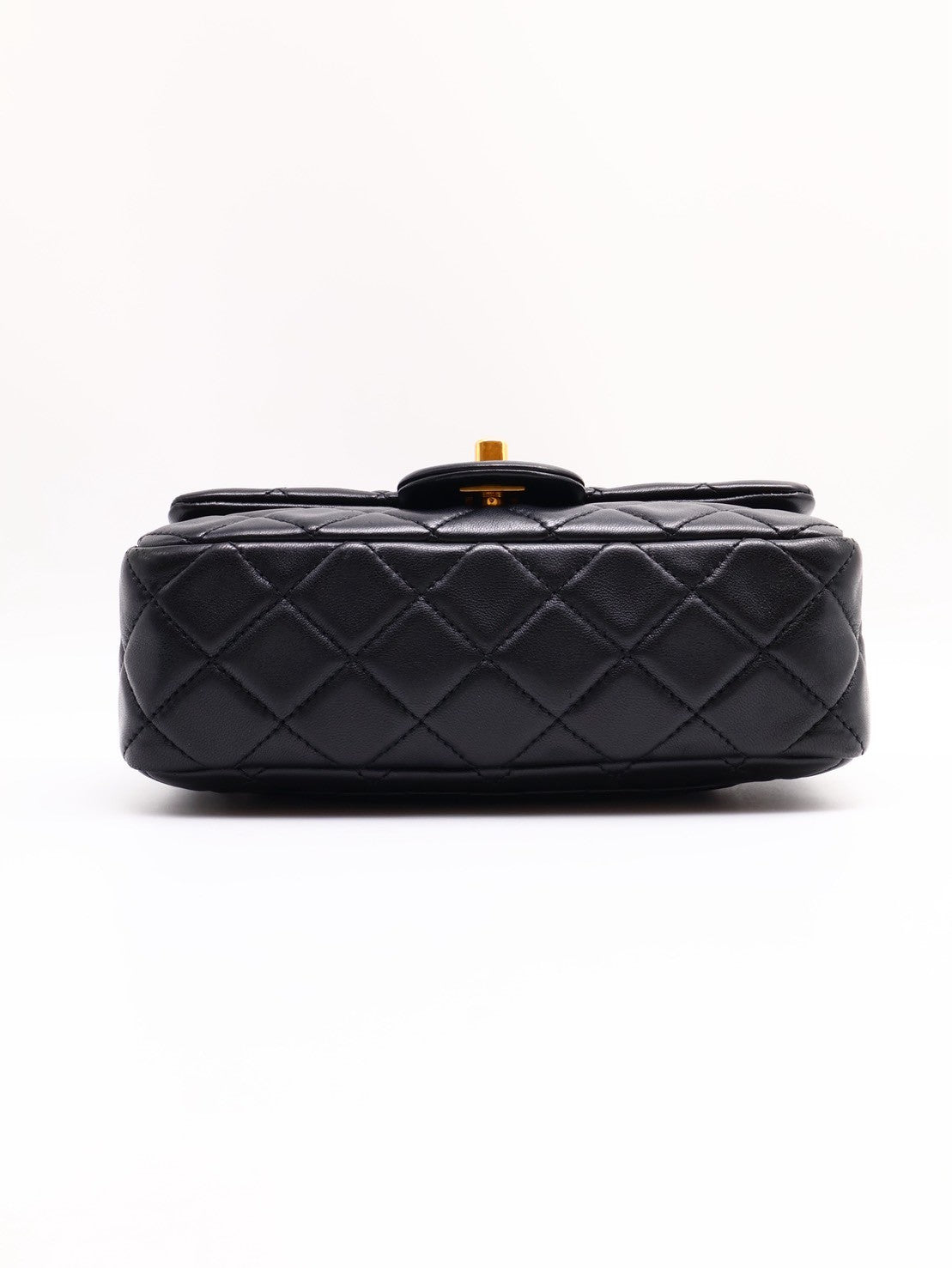 CHANEL 經典口蓋包 Mini CF20 - 金球黑金