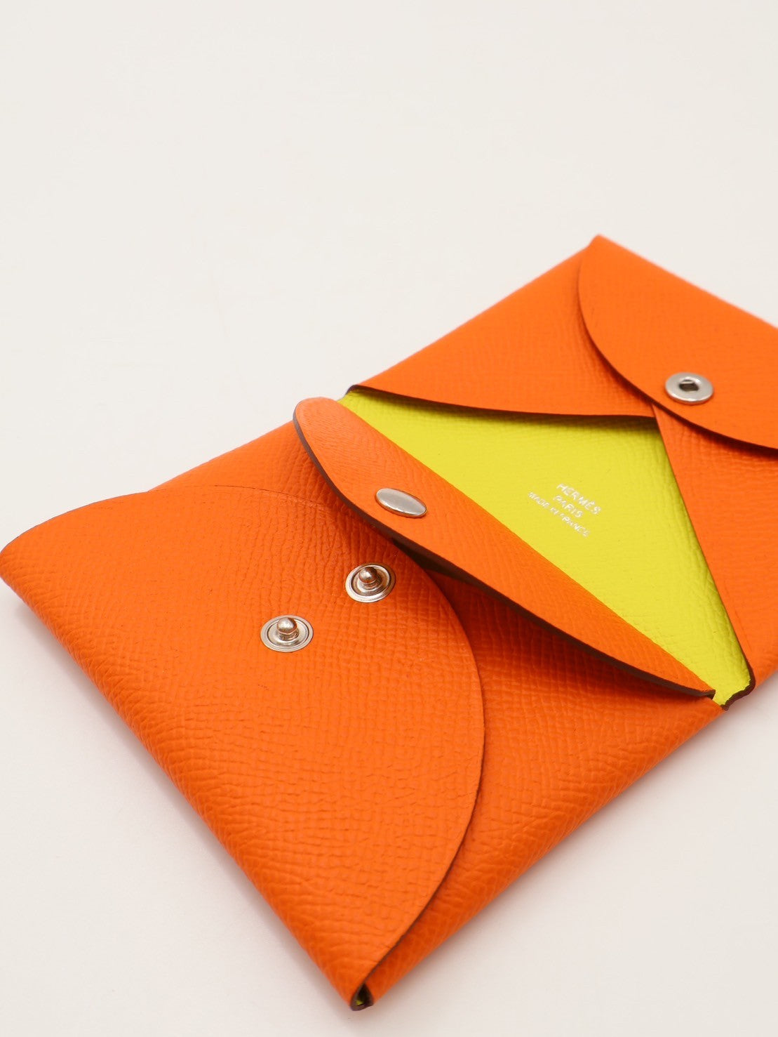 HERMES Calvi duo - 愛馬仕橘 / 檸檬黃 B