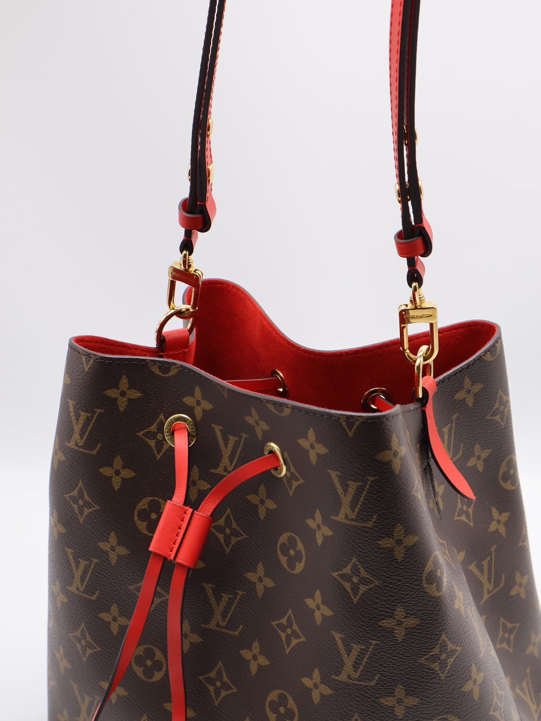 LOUIS VUITTON Neonoe水桶包 - MM紅