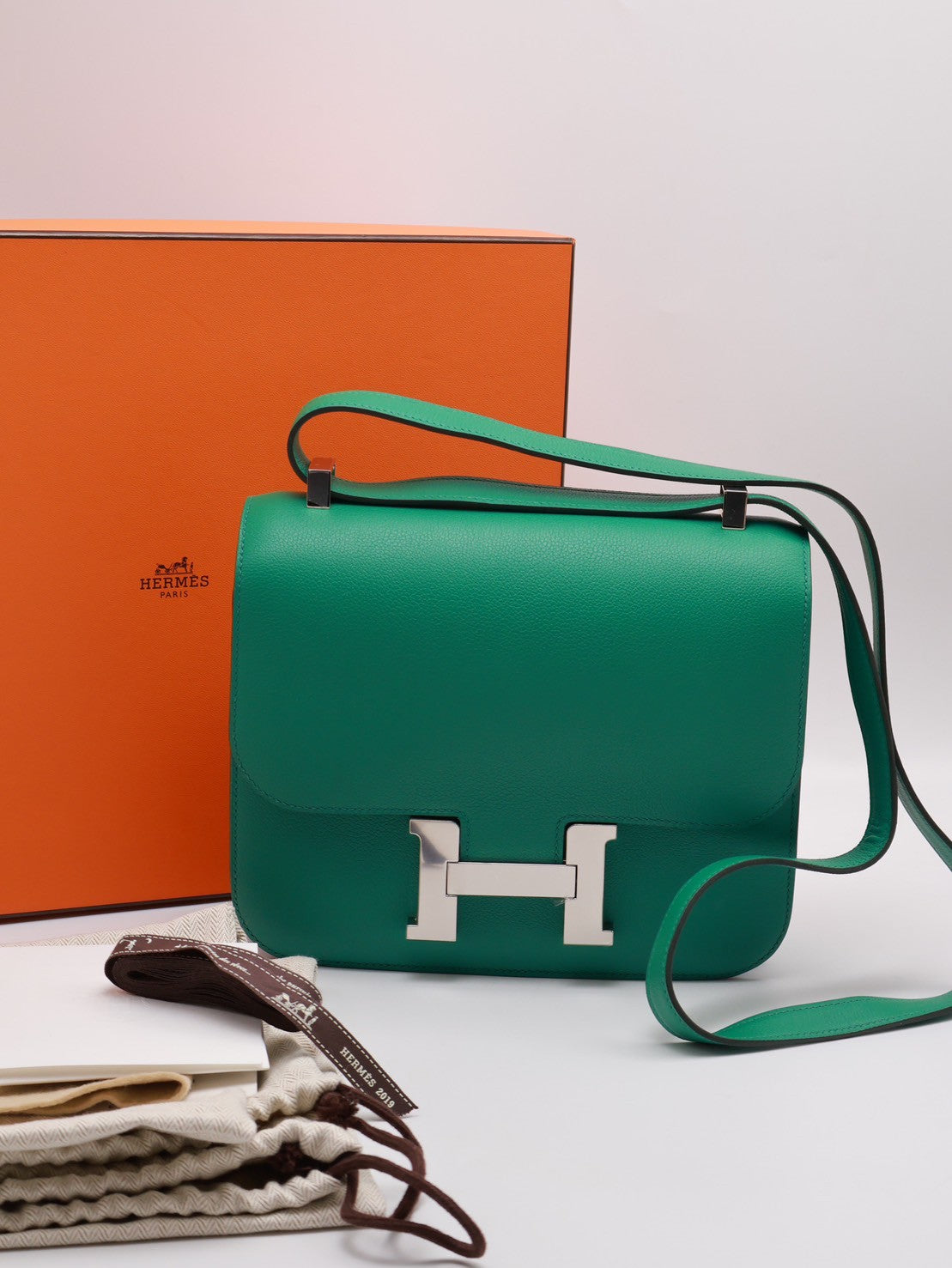 HERMES Constance 24 - 帝王綠銀 D