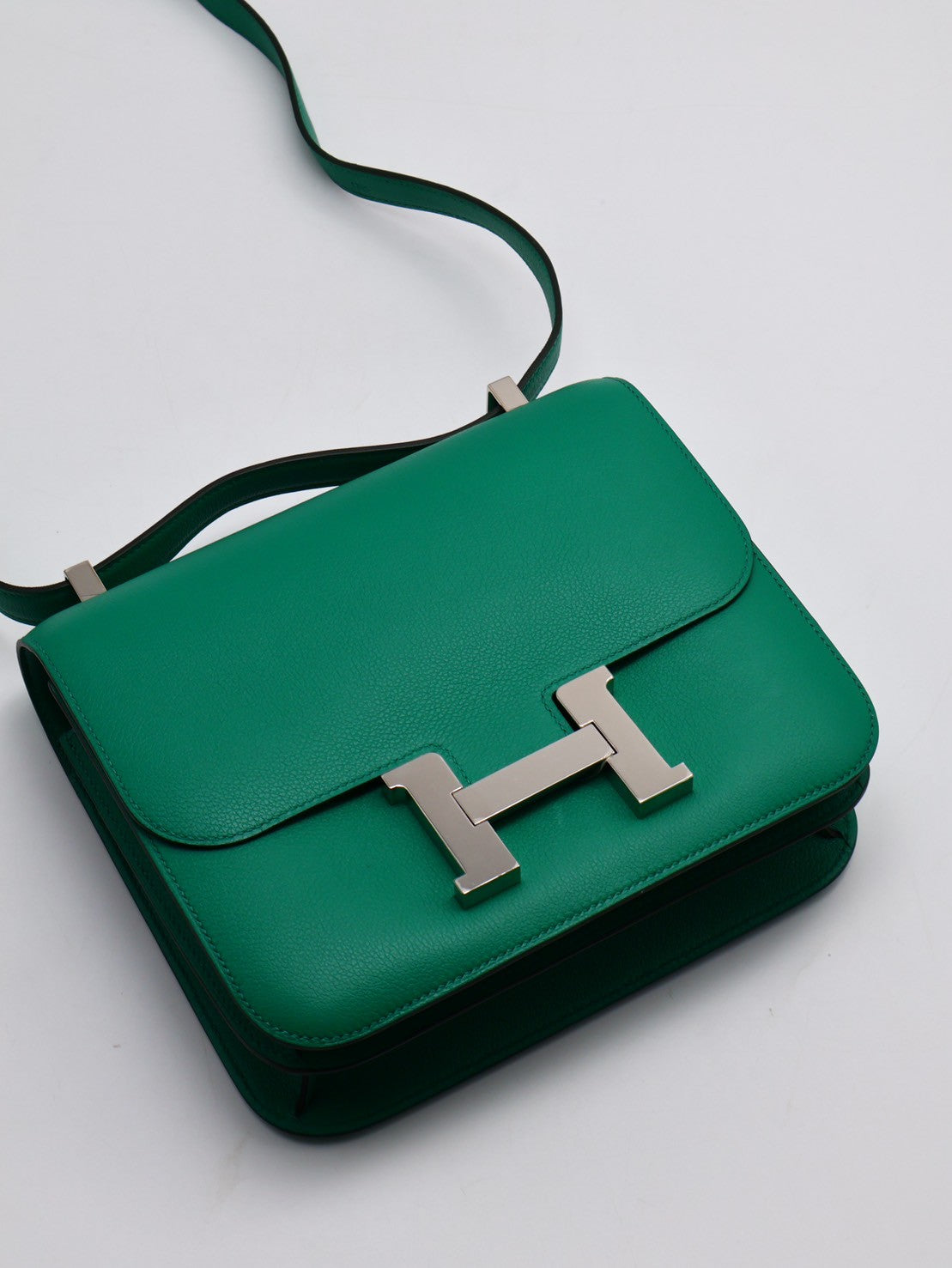 HERMES Constance 24 - 帝王綠銀 D