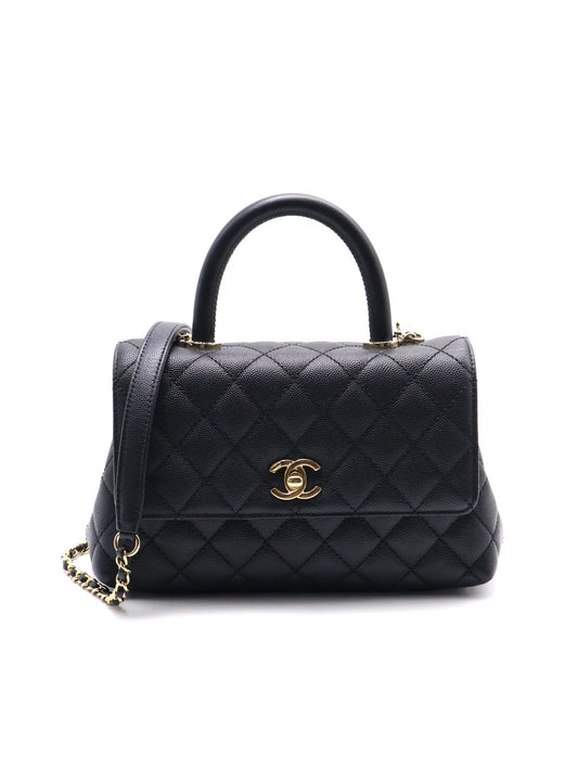 CHANEL Coco handle - 小號黑金