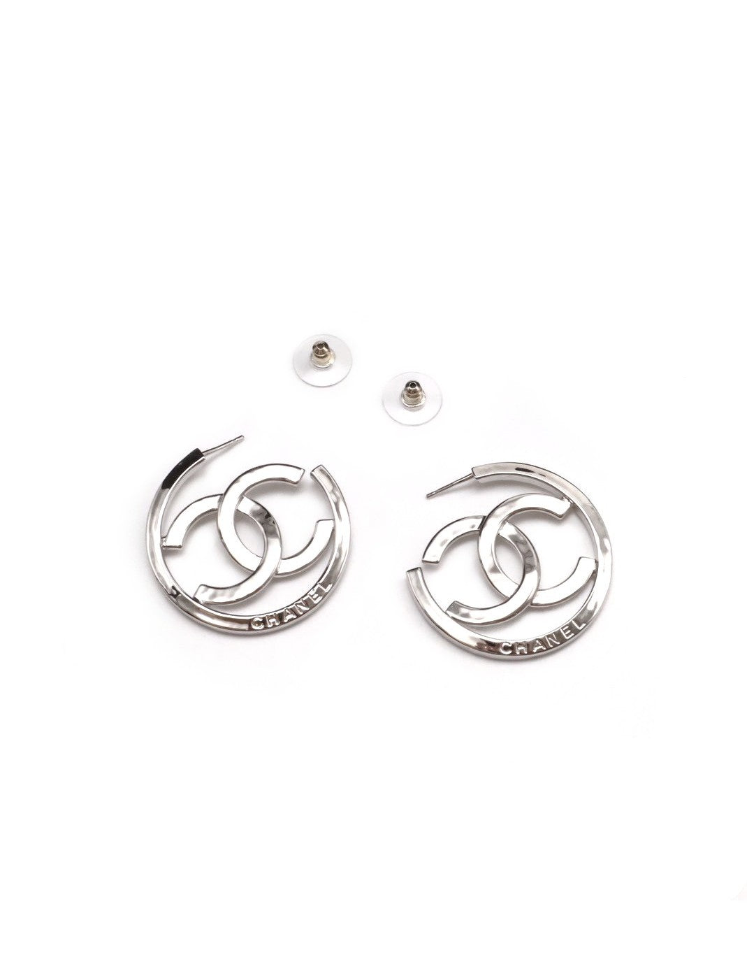 CHANEL 25C大圈雙C耳環