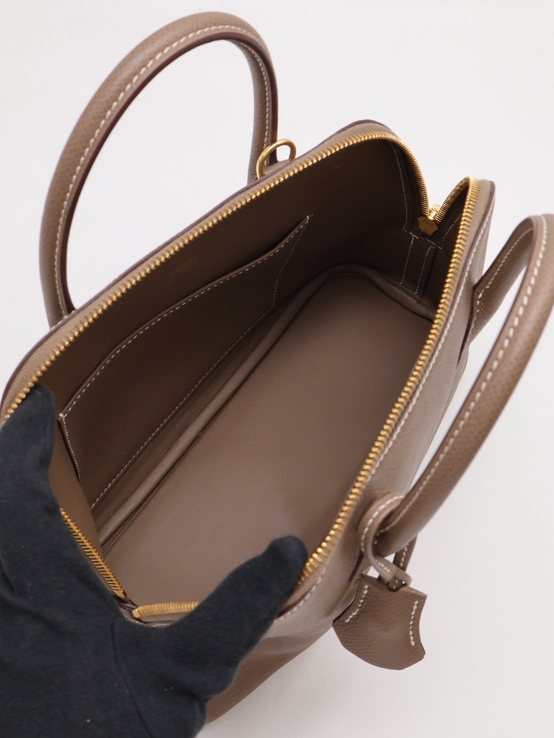 HERMES Bolide 25 - 灰金 Z