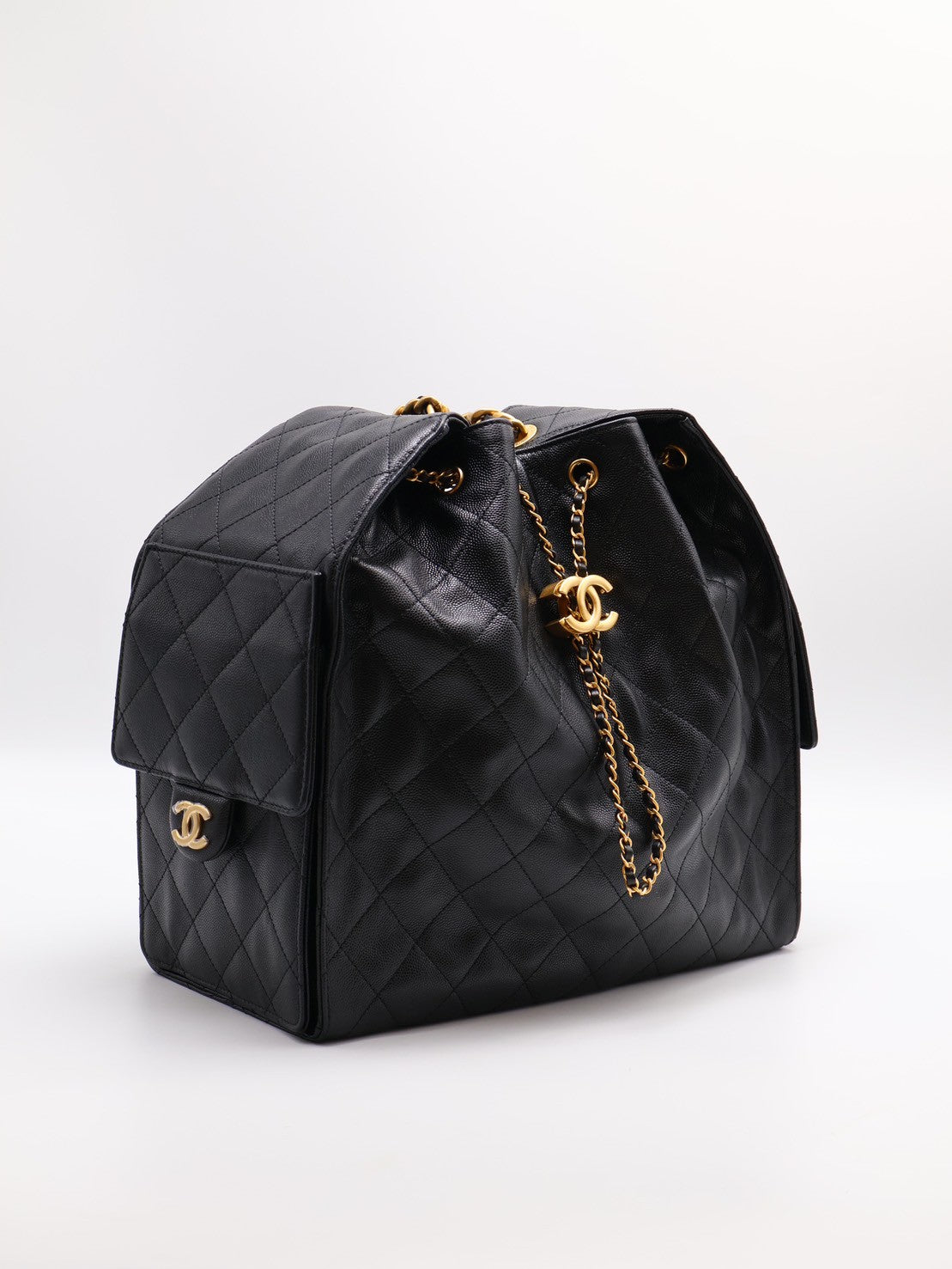 CHANEL 25 Hobo bag - 中號黑金