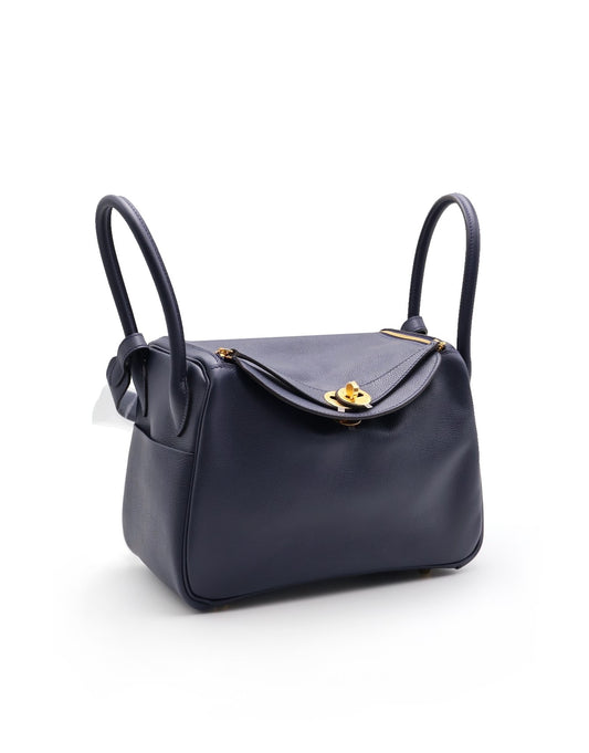 HERMES Lindy 26 - 午夜藍 U