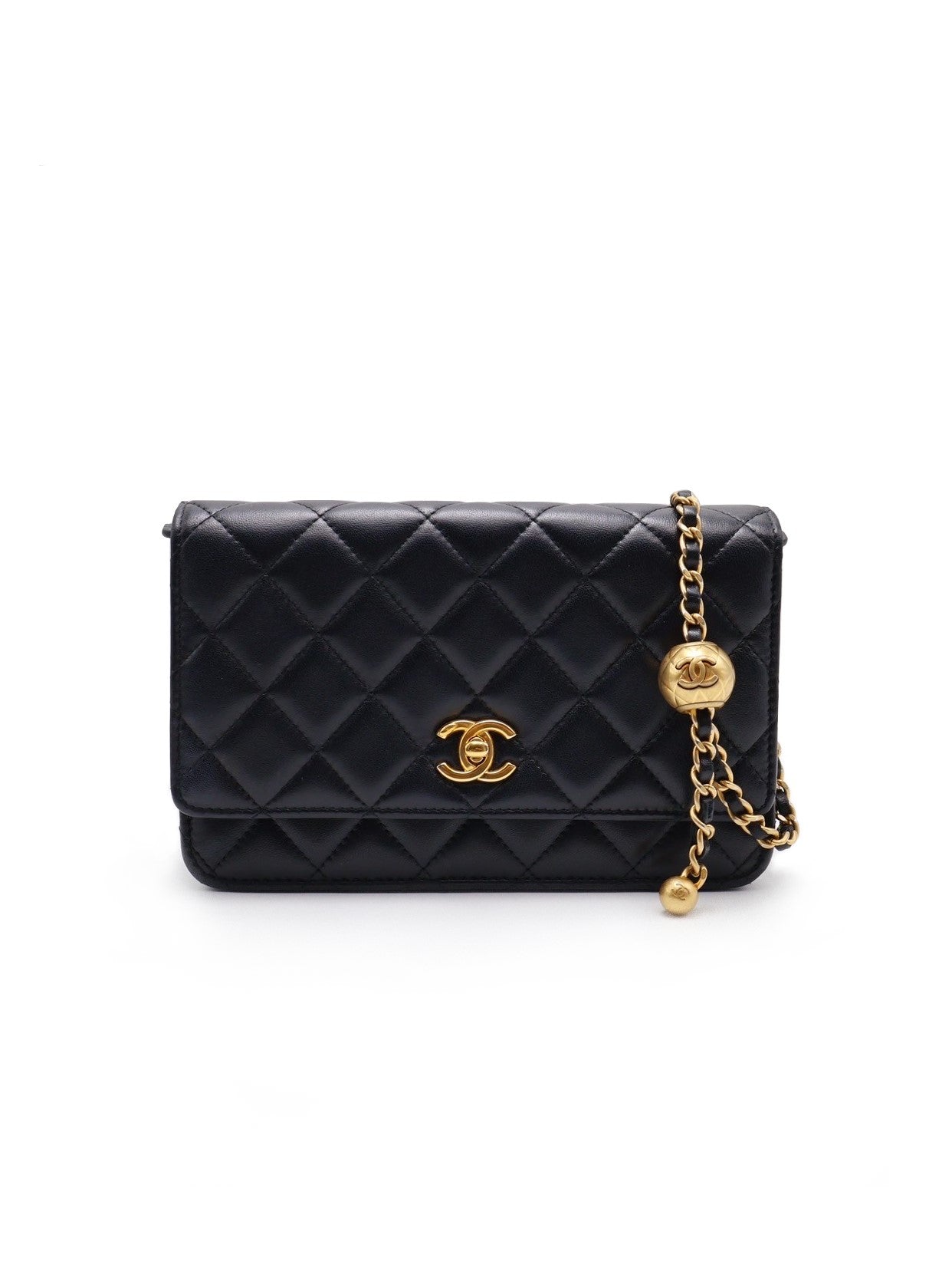 CHANEL 經典羊皮WOC - 金球黑金29開