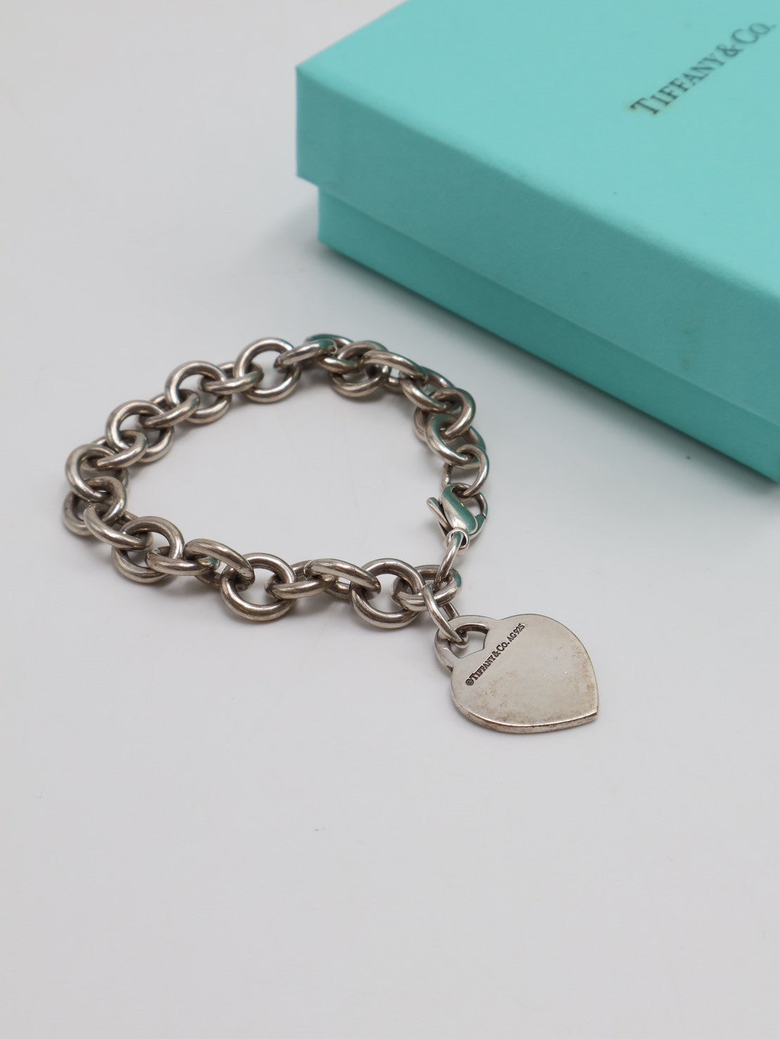 Tiffany&Co 經典心型吊墜手鍊