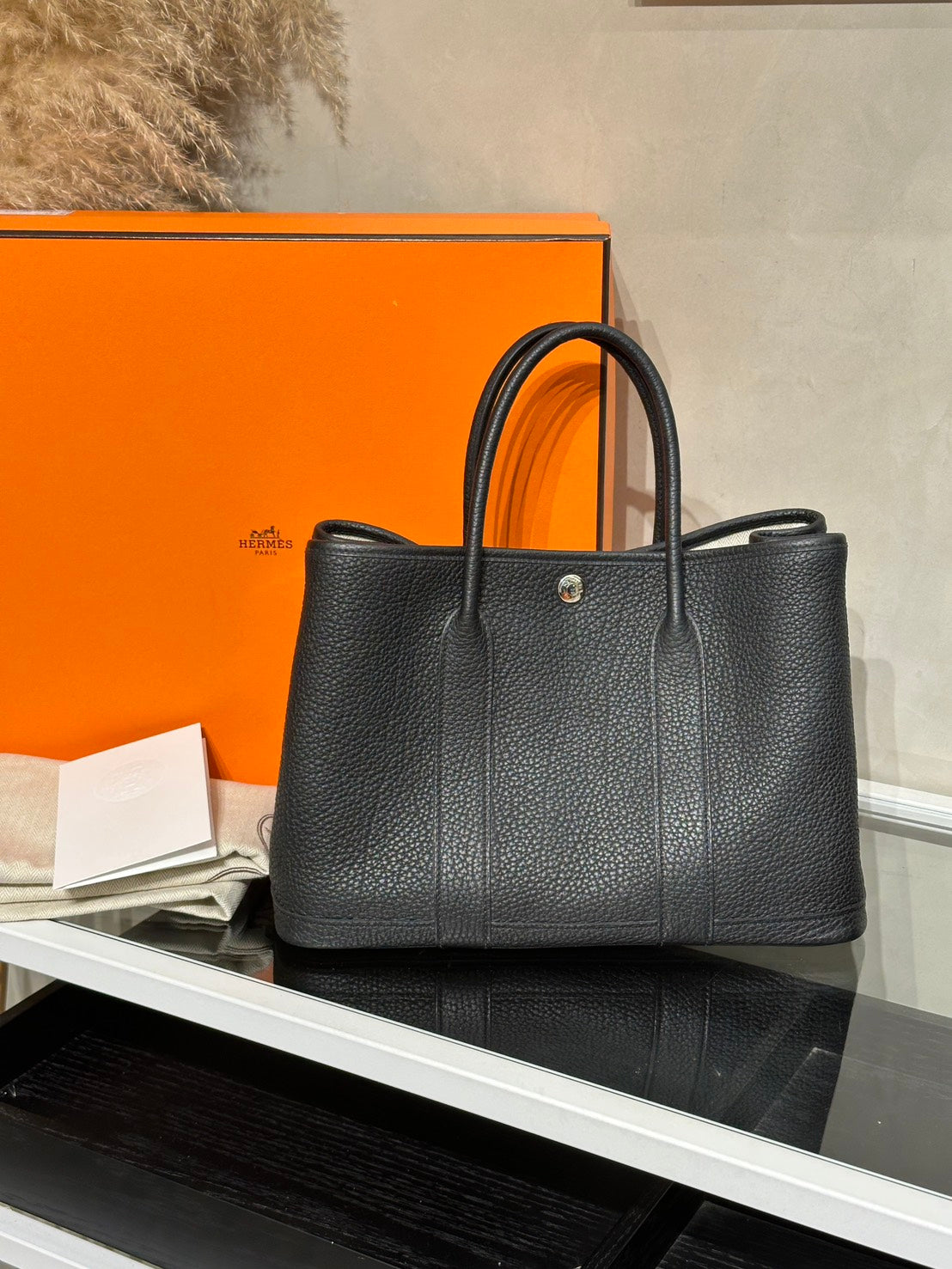 HERMES Garden Party 30 - Noir 89 黑 B